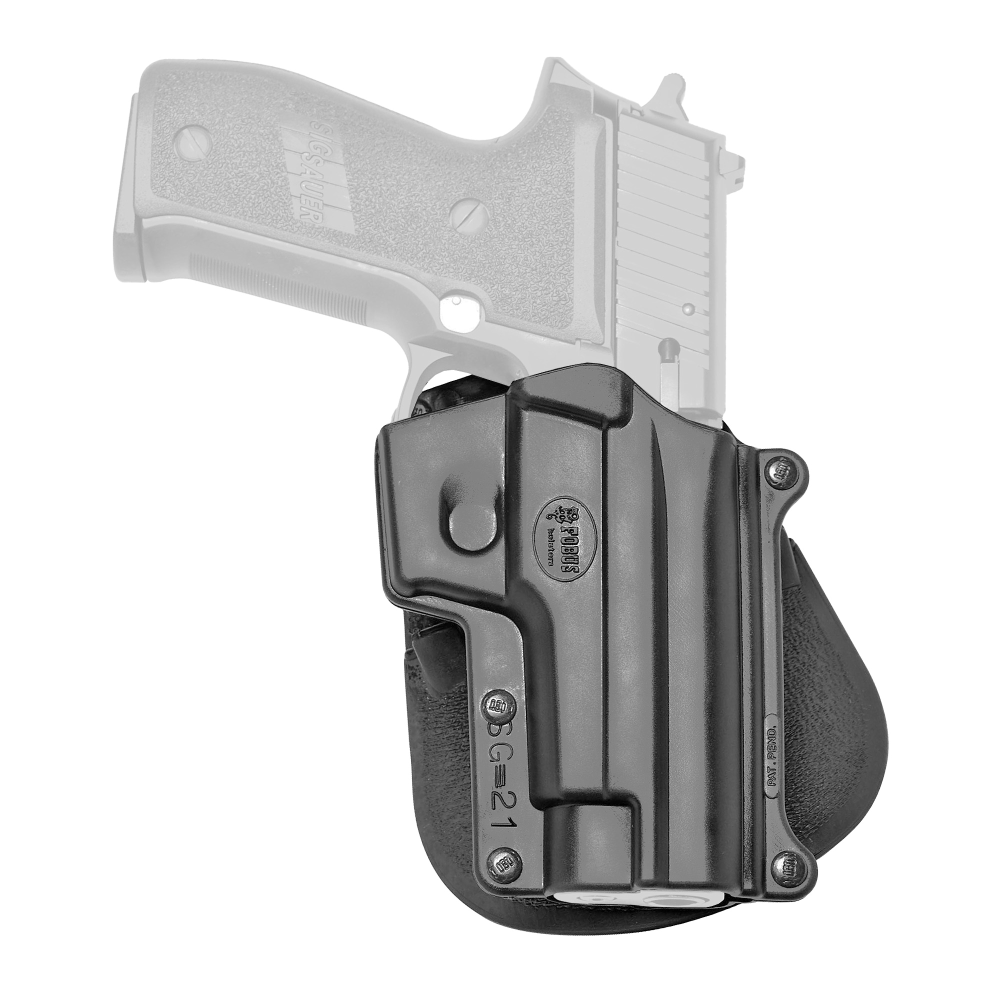 Fobus Sig P220/P225/P226/P228 Paddle 4.5″ Right Hand Polymer Holster – Black