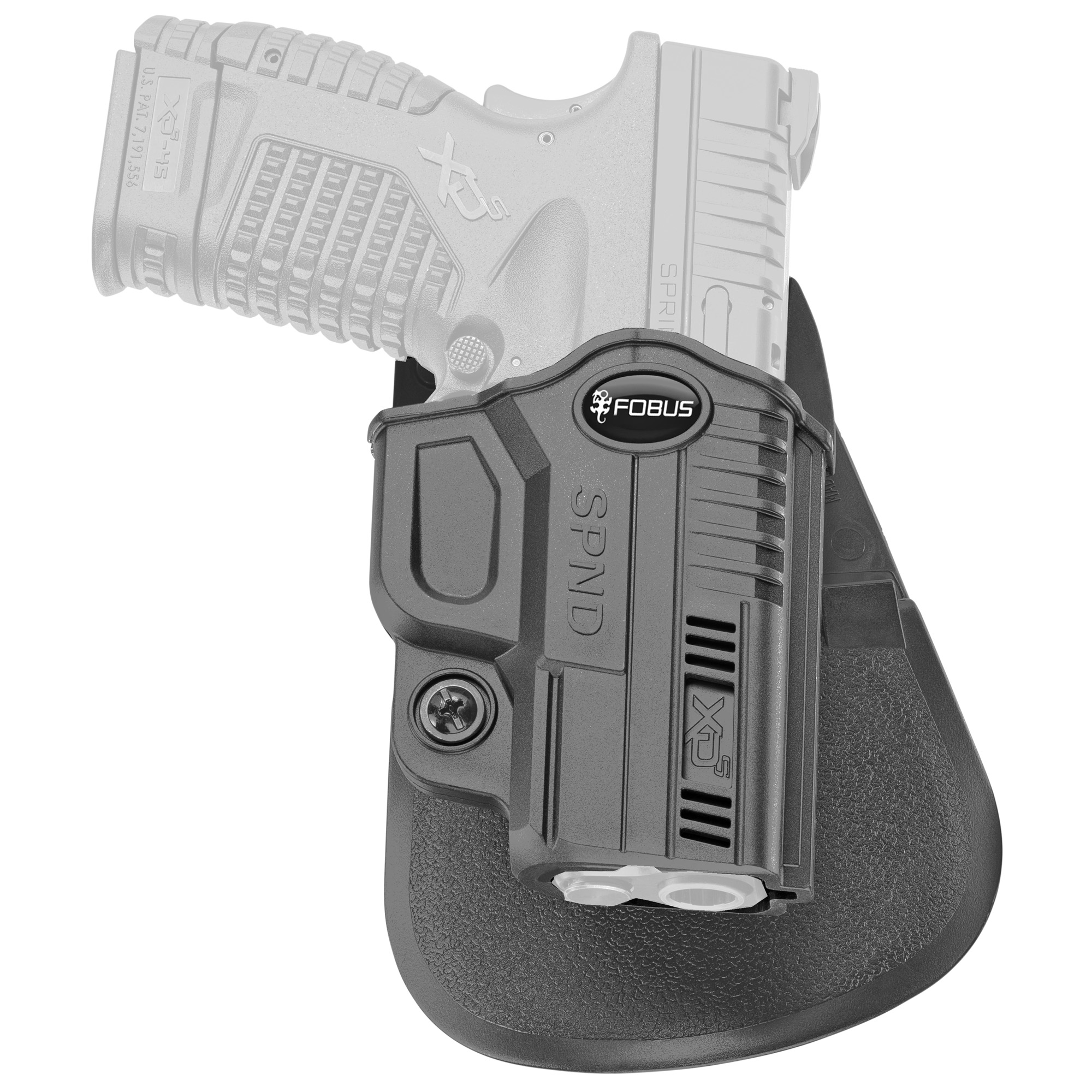 Fobus Springfield XDS Evolution Right Hand Polymer Paddle Holster – Black