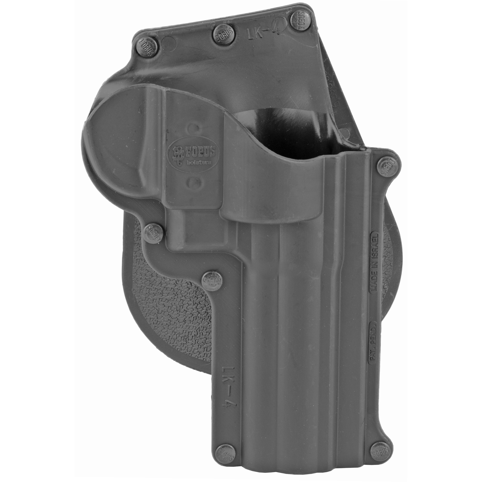 Fobus S&W K/L Frame Roto Paddle 4″ Right Hand Polymer Holster – Black