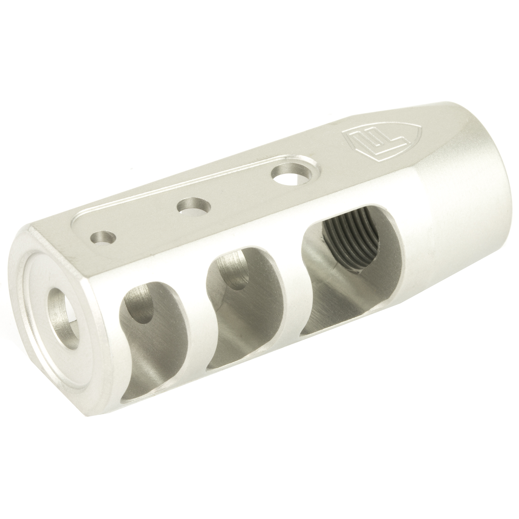 Fortis RED 5.56 NATO Muzzle Brake – Silver