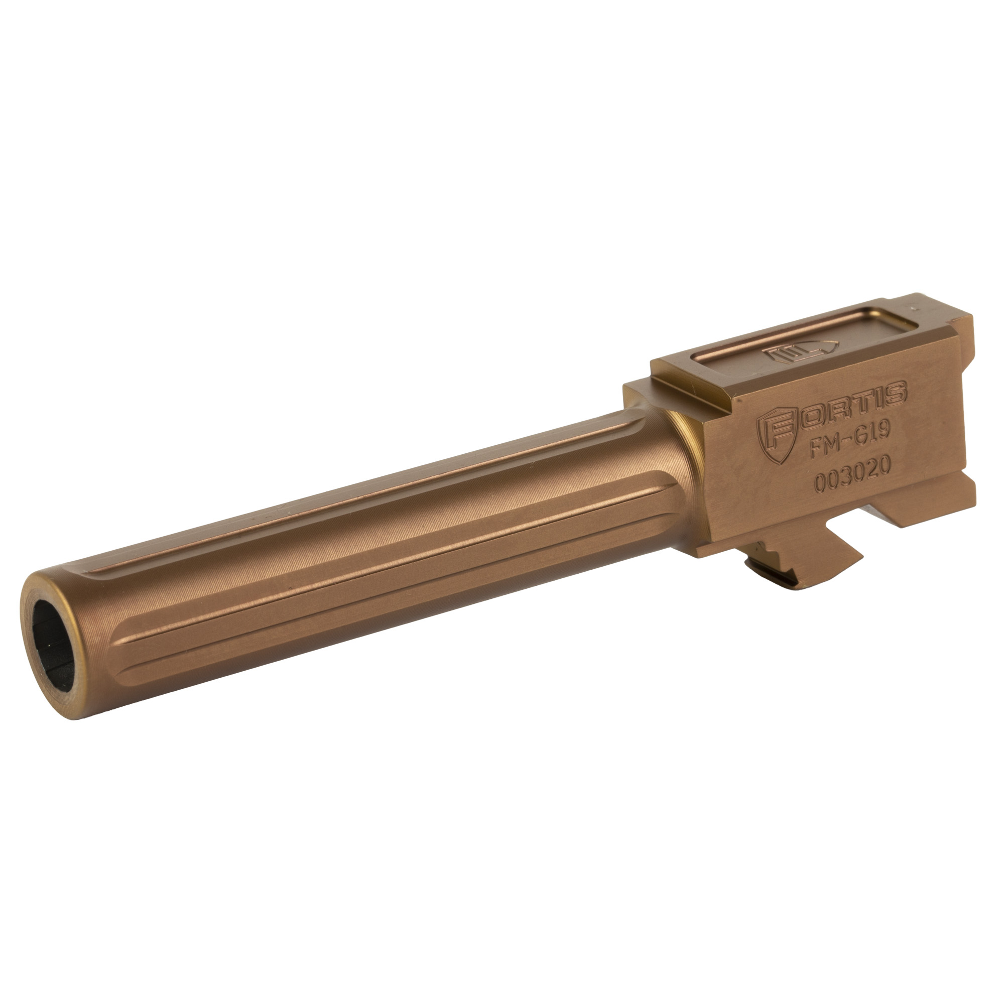 Fortis Match Grade Barrel For Glock 9mm 4″ – Copper