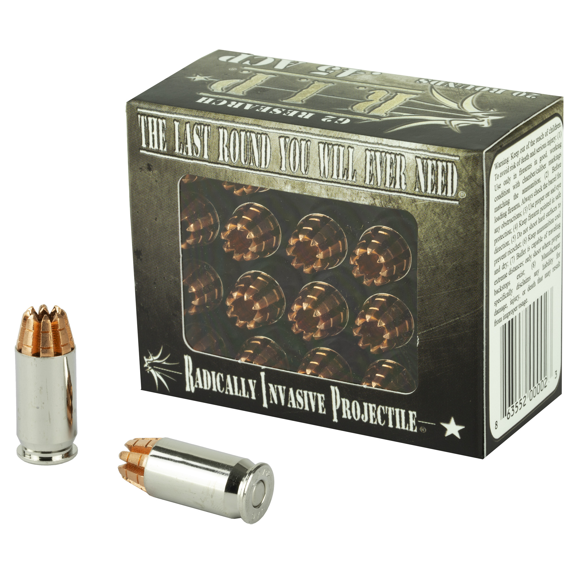 G2 Research RIP 45 ACP California Certified Nonlead Ammunition 162gr Copper – 20rd