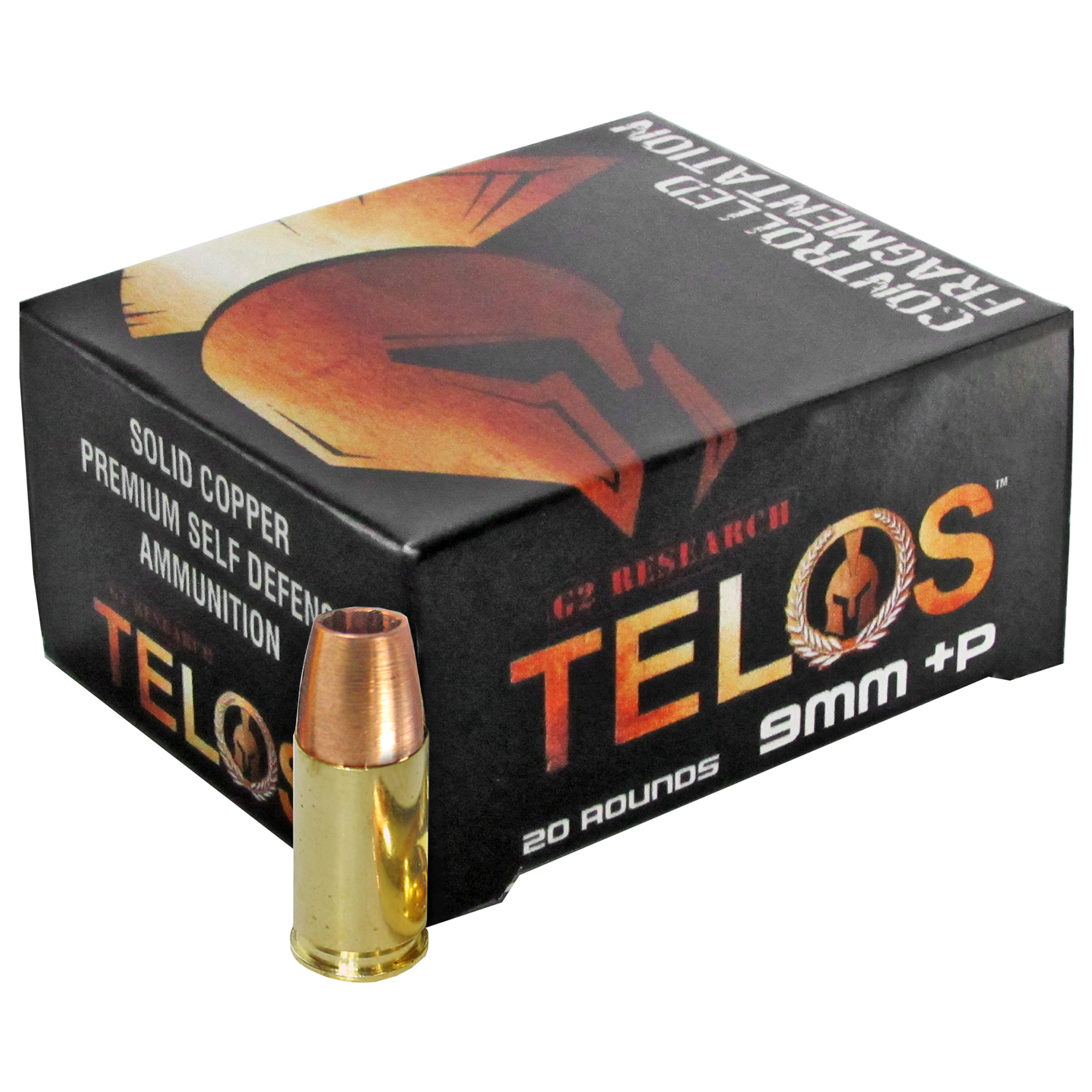 G2 Research Telos 9mm California Certified Nonlead Ammunition 92gr Copper – 20rd