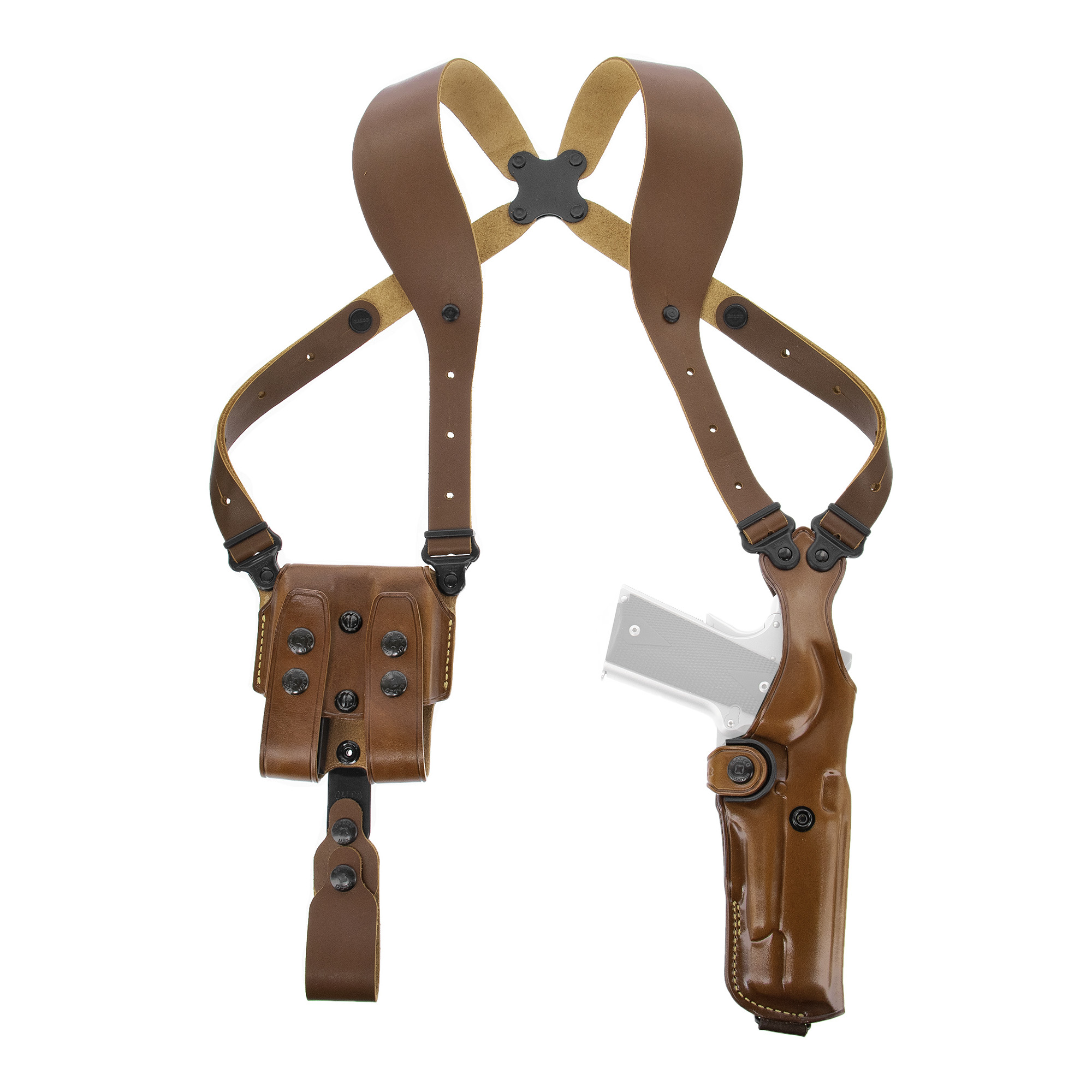 Galco 1911 4″/5″ VHS 4.0 Ambidextrous Shoulder Holster – Tan