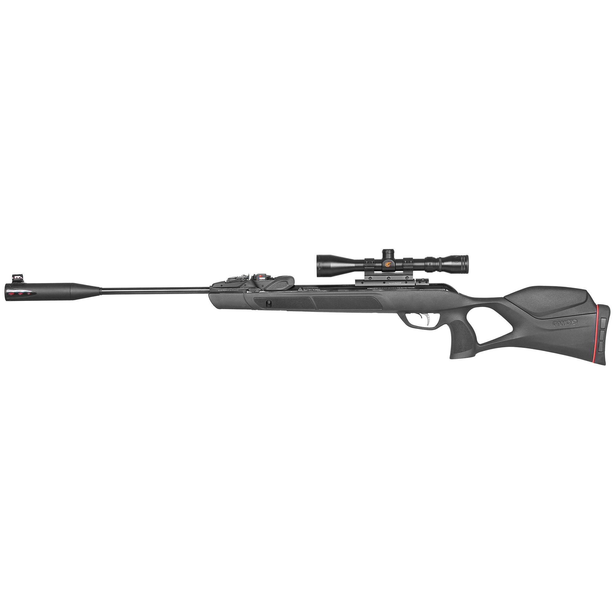 Gamo Swarm Magnum Gen2 .177 Pellet 21″ Air Rifle 10rd 1650FPS – Black