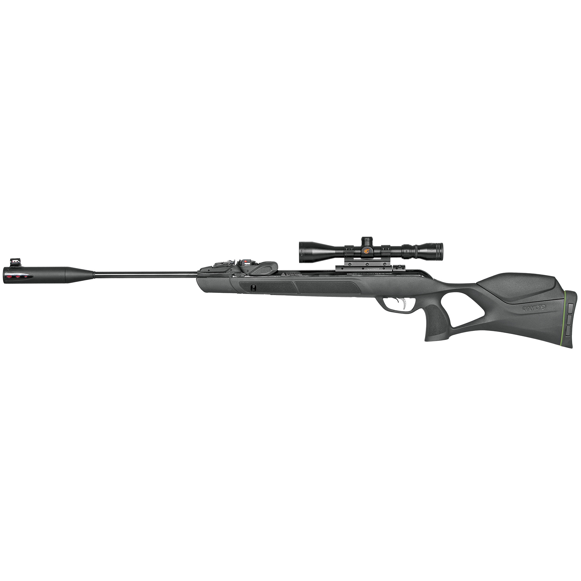 Gamo Swarm Magnum G3i Inertia .22 Pellet 21″ Air Rifle 10rd 1300FPS – Black