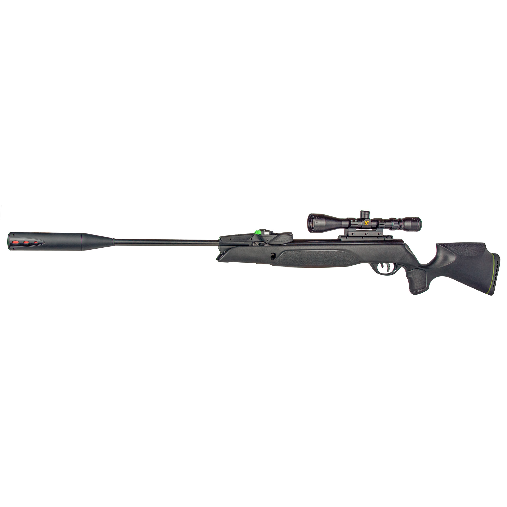 Gamo Swarm Magnum Pro G3i Inertia .22 Pellet 21″ Air Rifle 10rd 1300FPS – Black