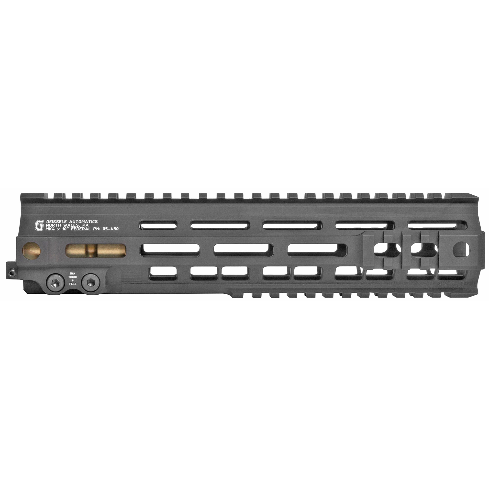 Geissele Super Modular MK4 Federal AR-15 M-LOK Rail – 10″ – Black