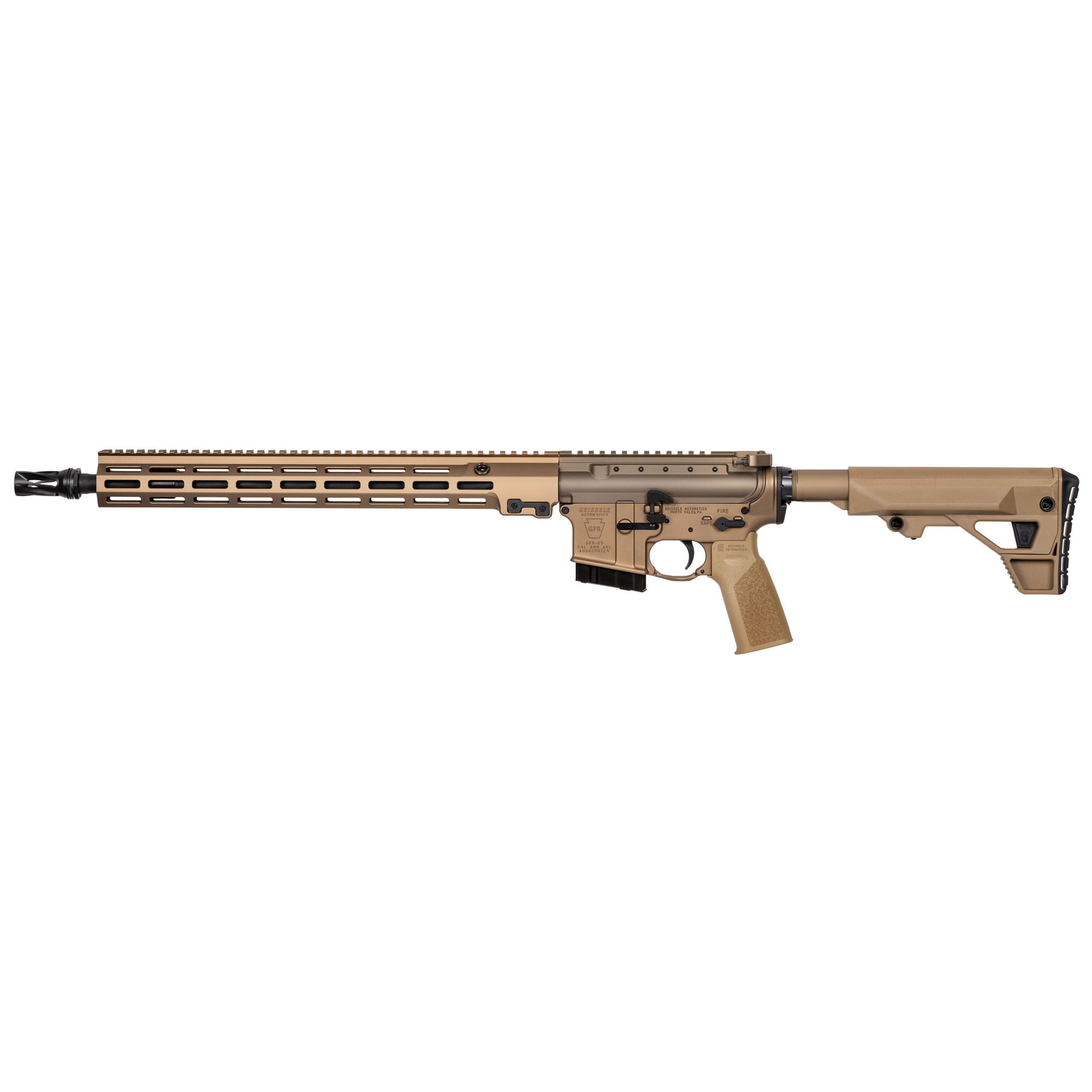 Geissele Geissele Freedom Rifle Maritime Reconnaissance 18″ 6MM ARC – Desert Dirt Color