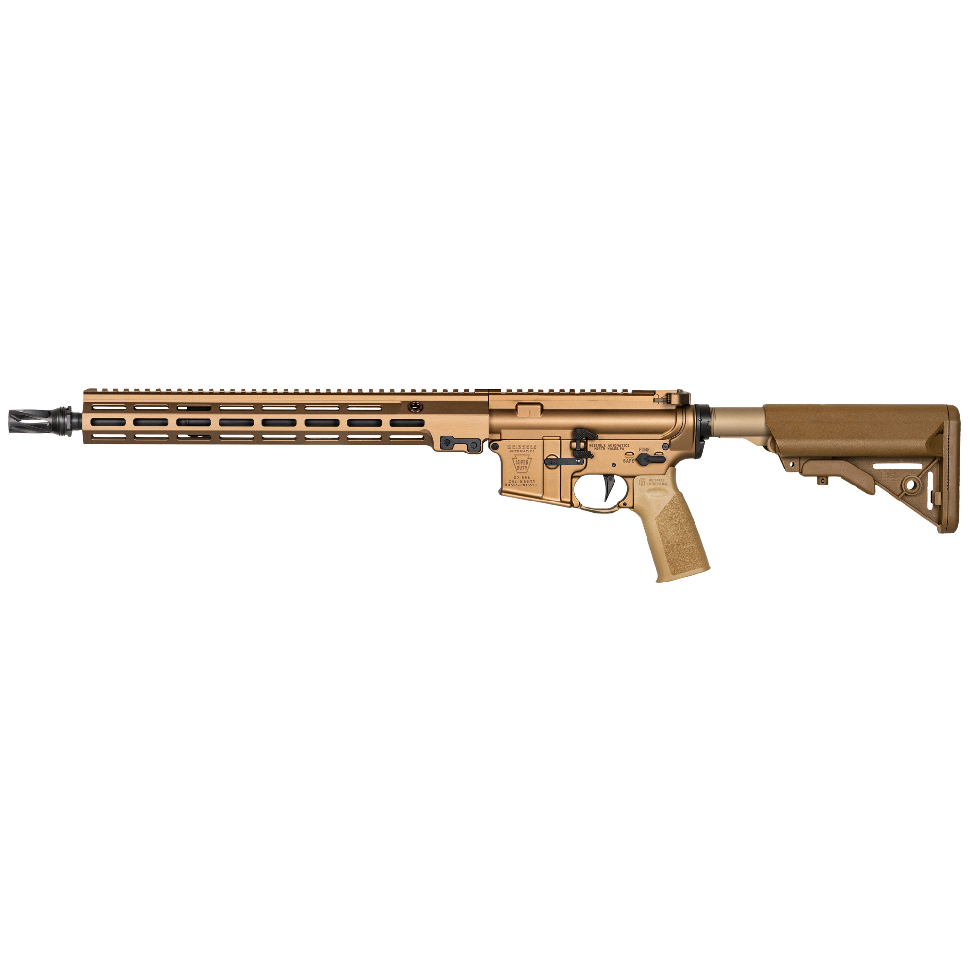 Geissele SUPER DUTY MOD1 AR 16″ 223 Remington 556NATO – Desert Dirt Color