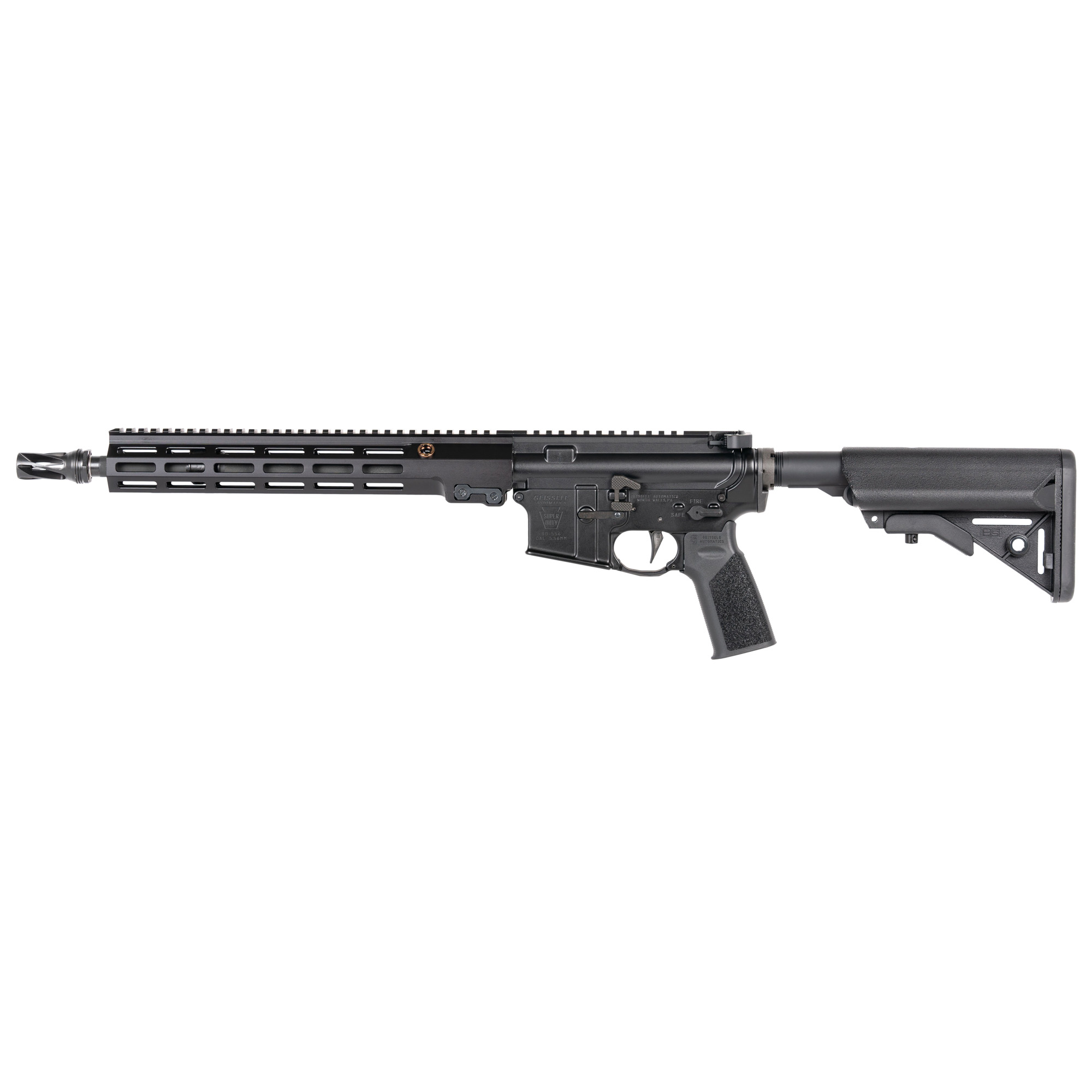 Geissele SUPER DUTY MOD1 AR 13.9″ Pinned (16″ OAL) 223 Remington 556NATO – Black