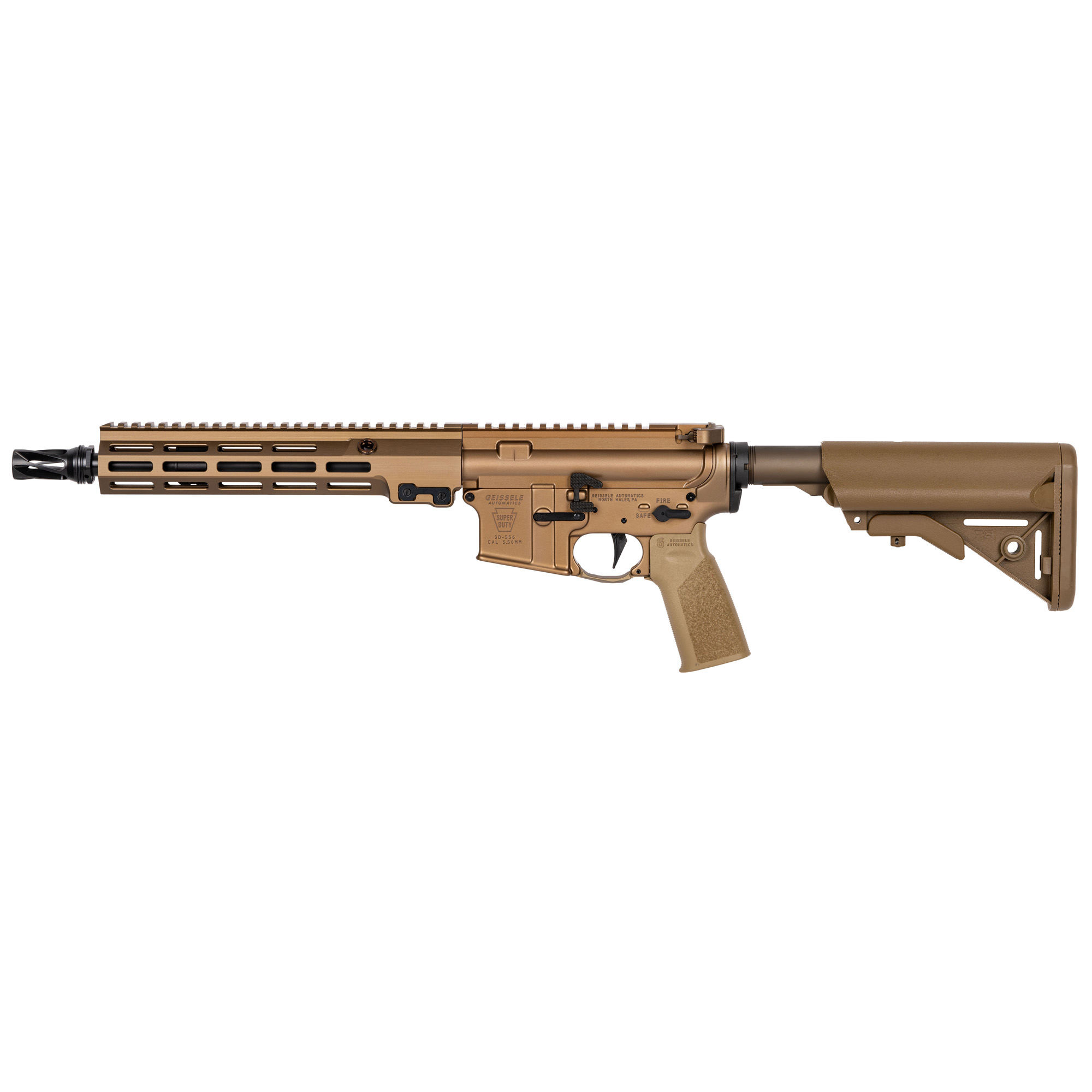 Geissele Super Duty Mod1 11.5″ 223 Remington 556NATO – Desert Dirt Color