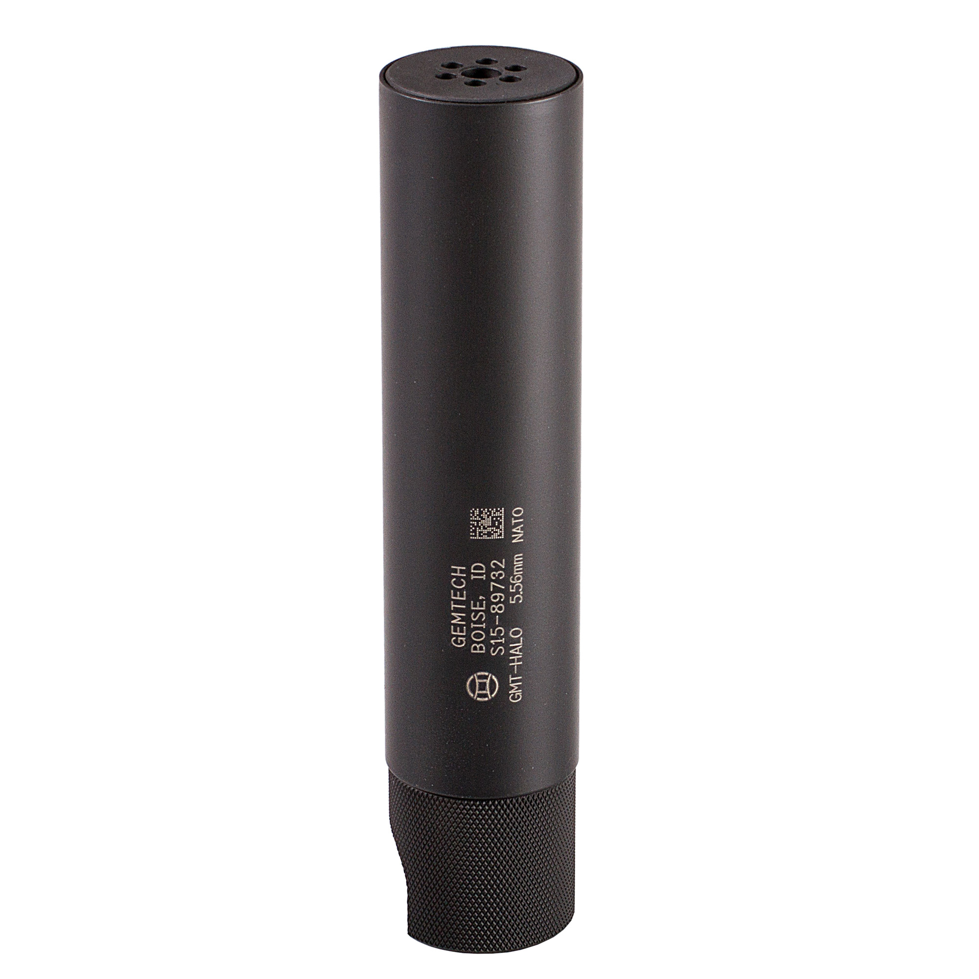 Gemtech HALO Suppressor 7.2″ 5.56 NATO Titanium – Black