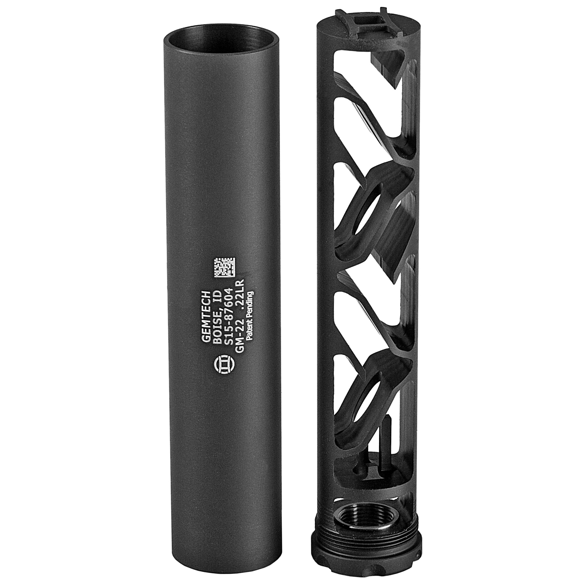 Gemtech GM-22 Suppressor 5″ 22 LR 7075 Aluminum – Black