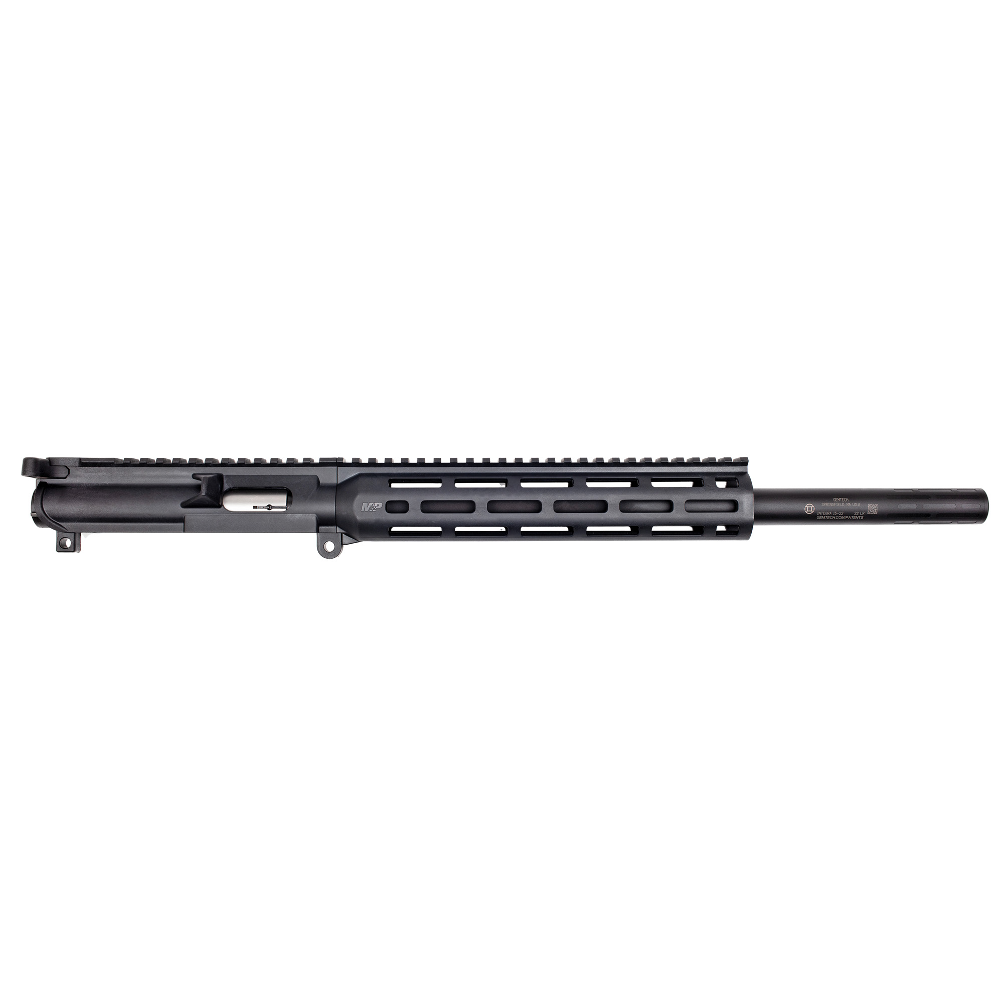 Gemtech Integra Suppressed Upper 17.5″ 22 LR 6061 Aluminum – Black