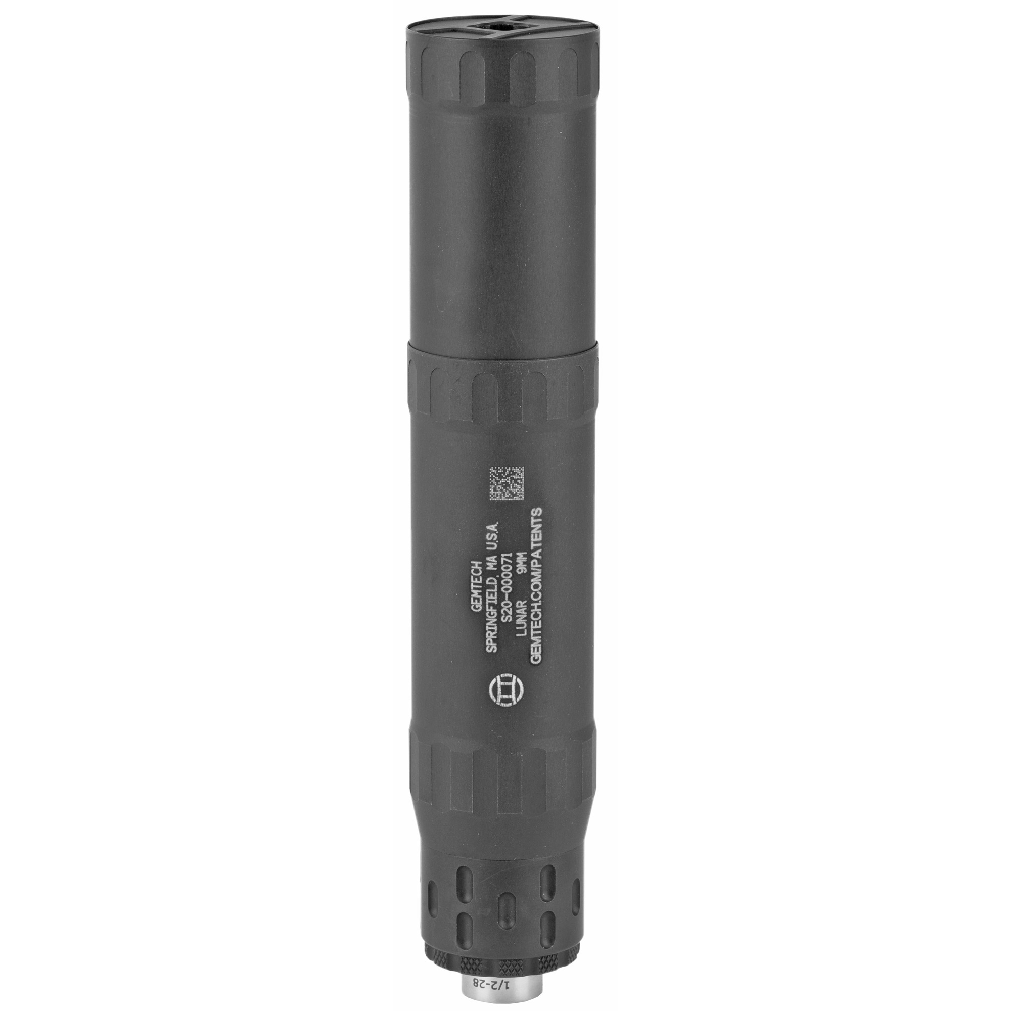 Gemtech Lunar Suppressor 9mm 7075 Aluminum – Black