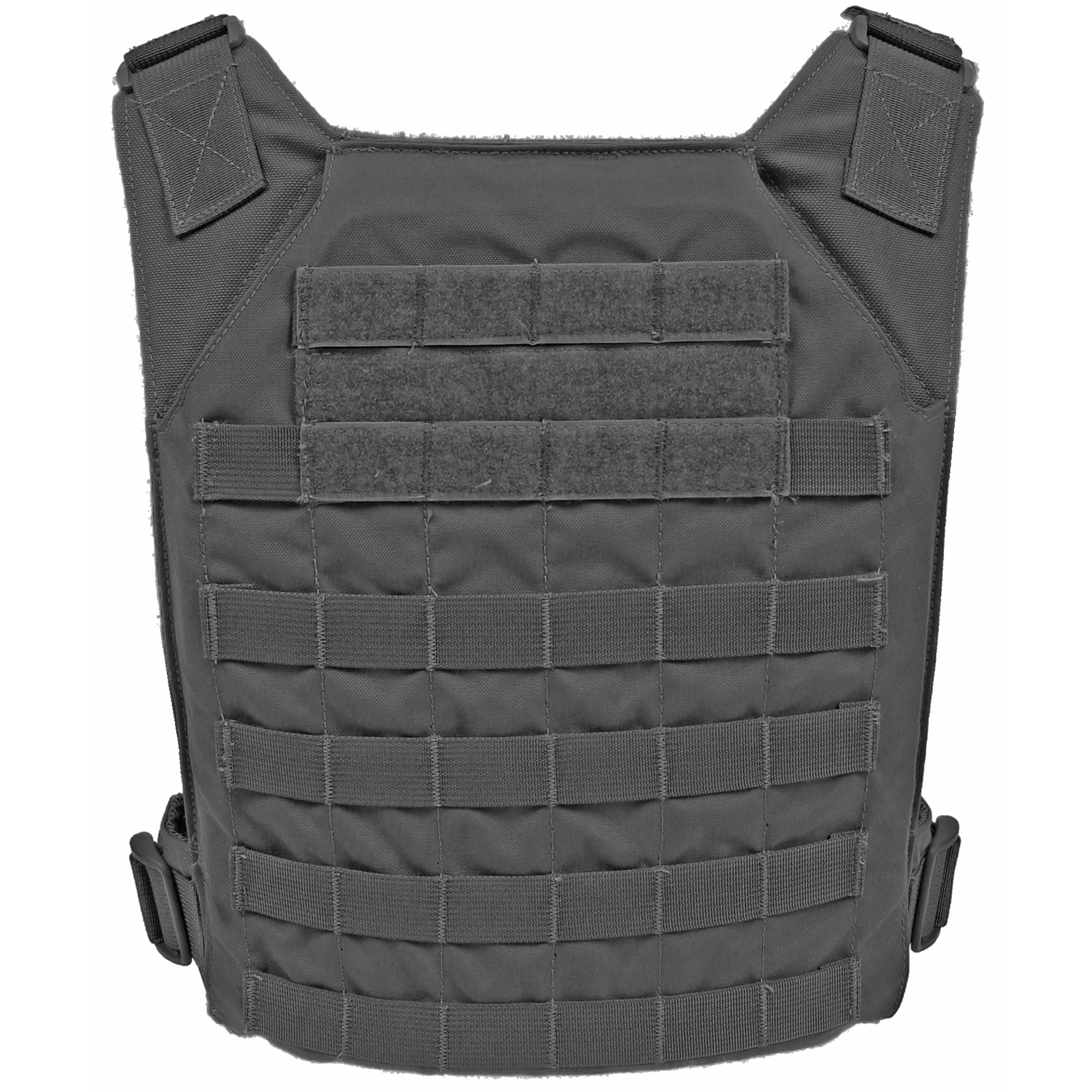 Grey Ghost Gear Minimalist Plate Carrier Nylon Body Armor Carrier – Black