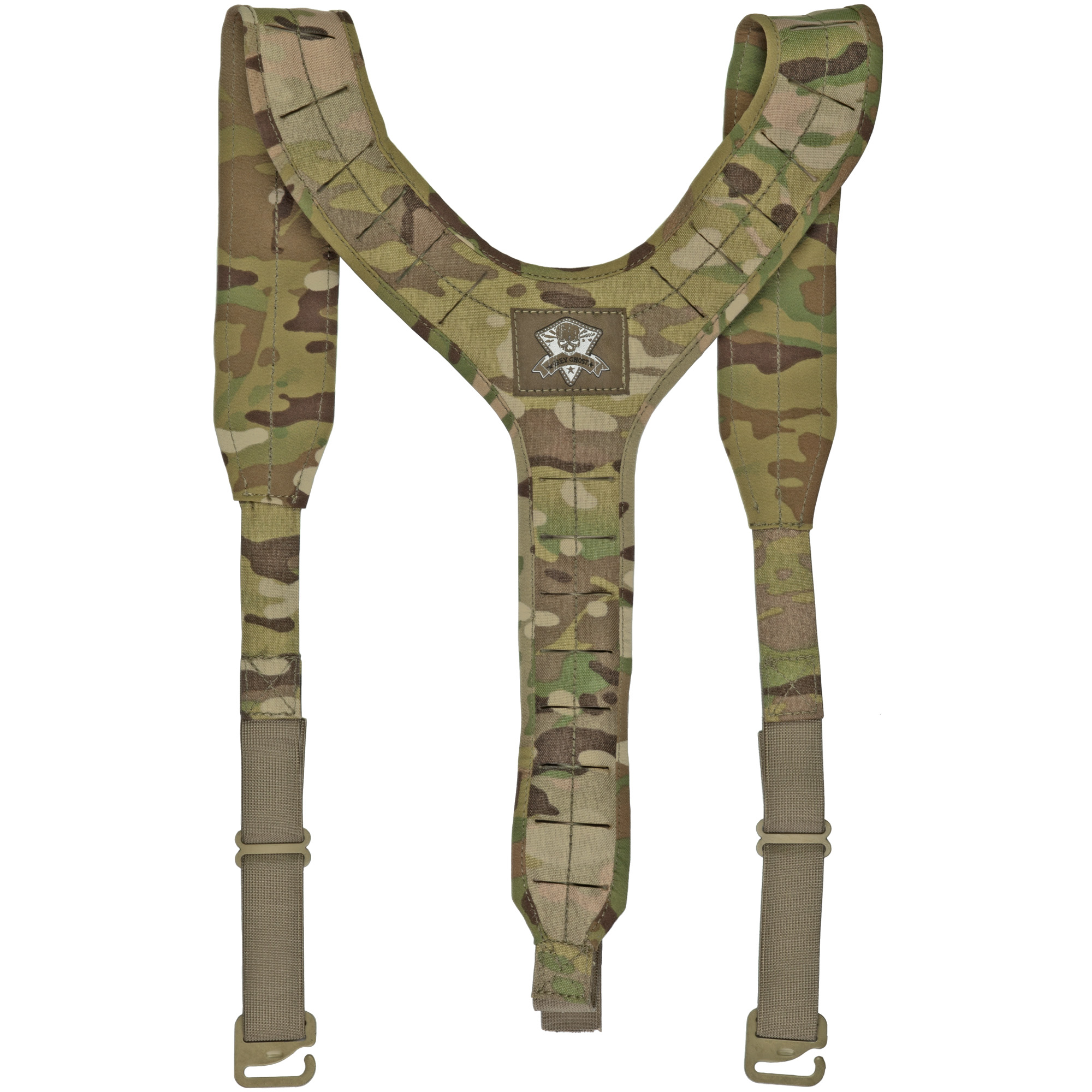 Grey Ghost Gear UGF 3 Point Suspenders Harness – MultiCam