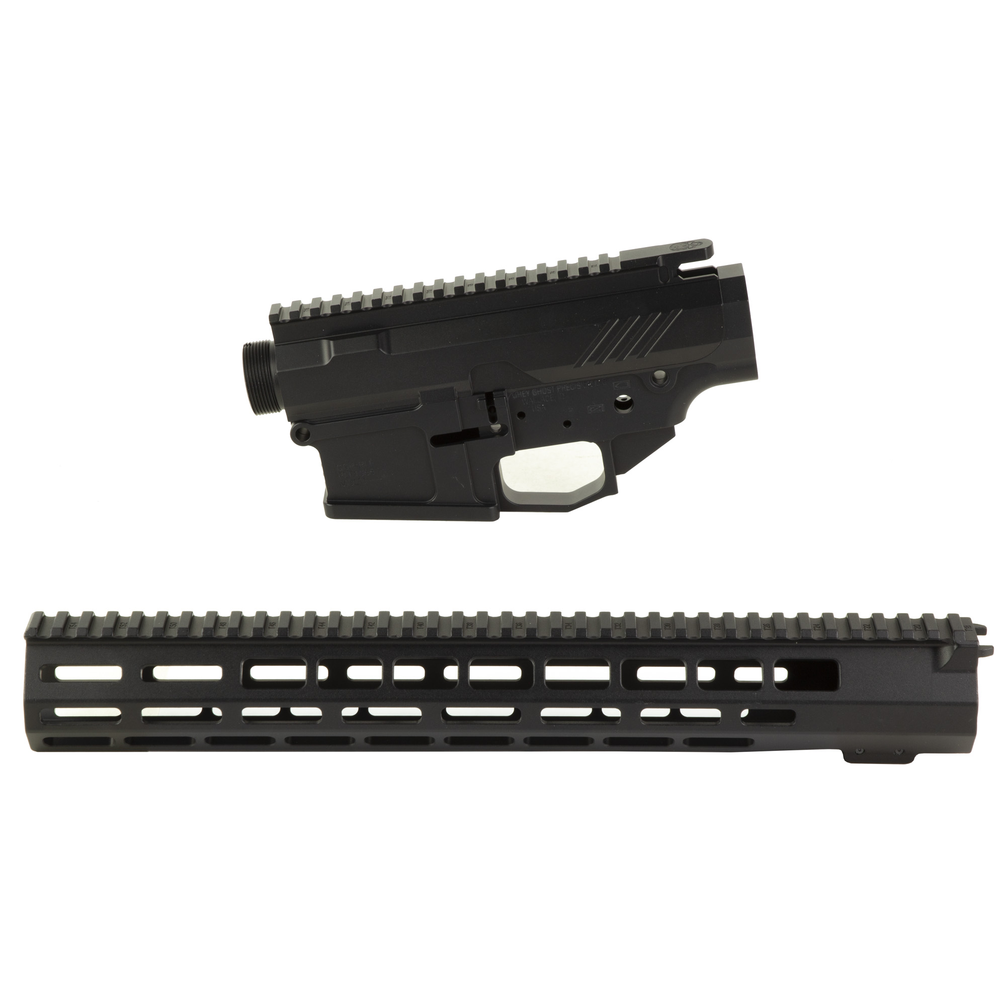 Grey Ghost Precision AR-10 Receiver Set Lower/Upper Set 308 Winchester – Black