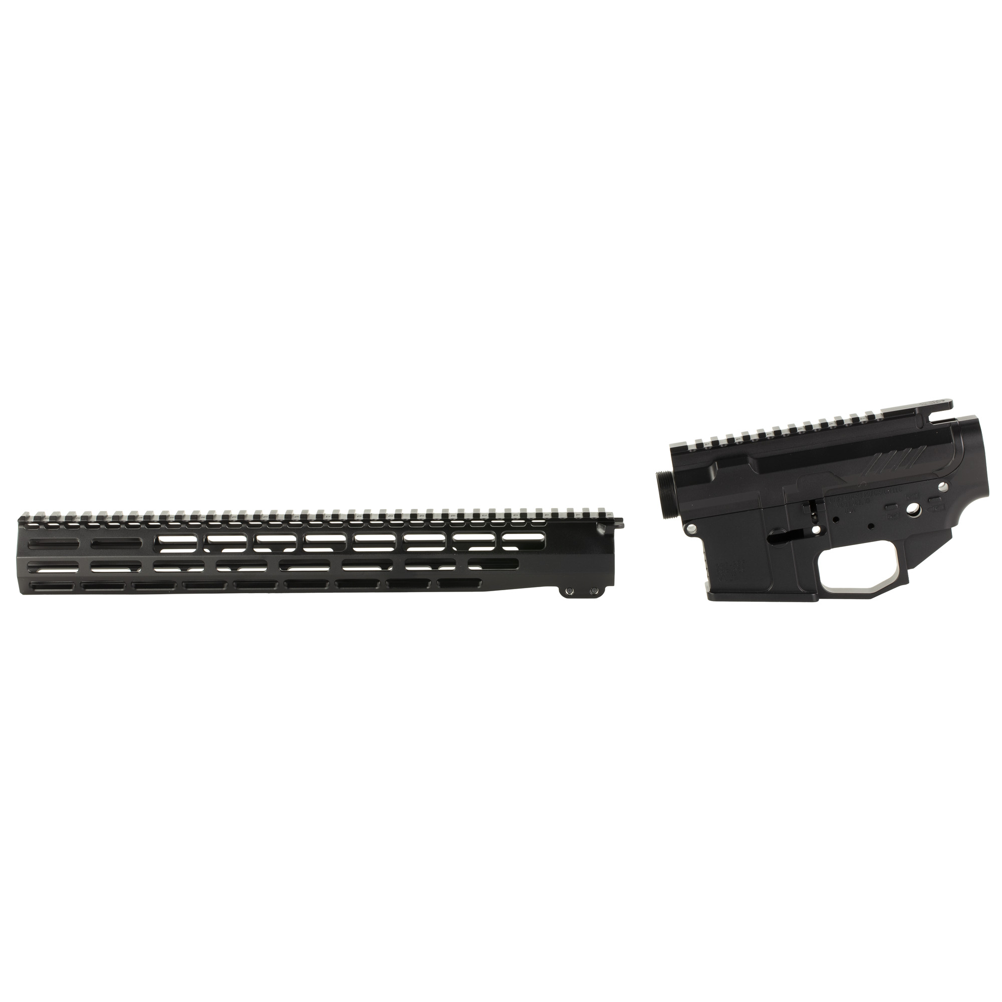 Grey Ghost Precision AR-15 Receiver Set Lower/Upper Set 5.56 NATO Multi – Black