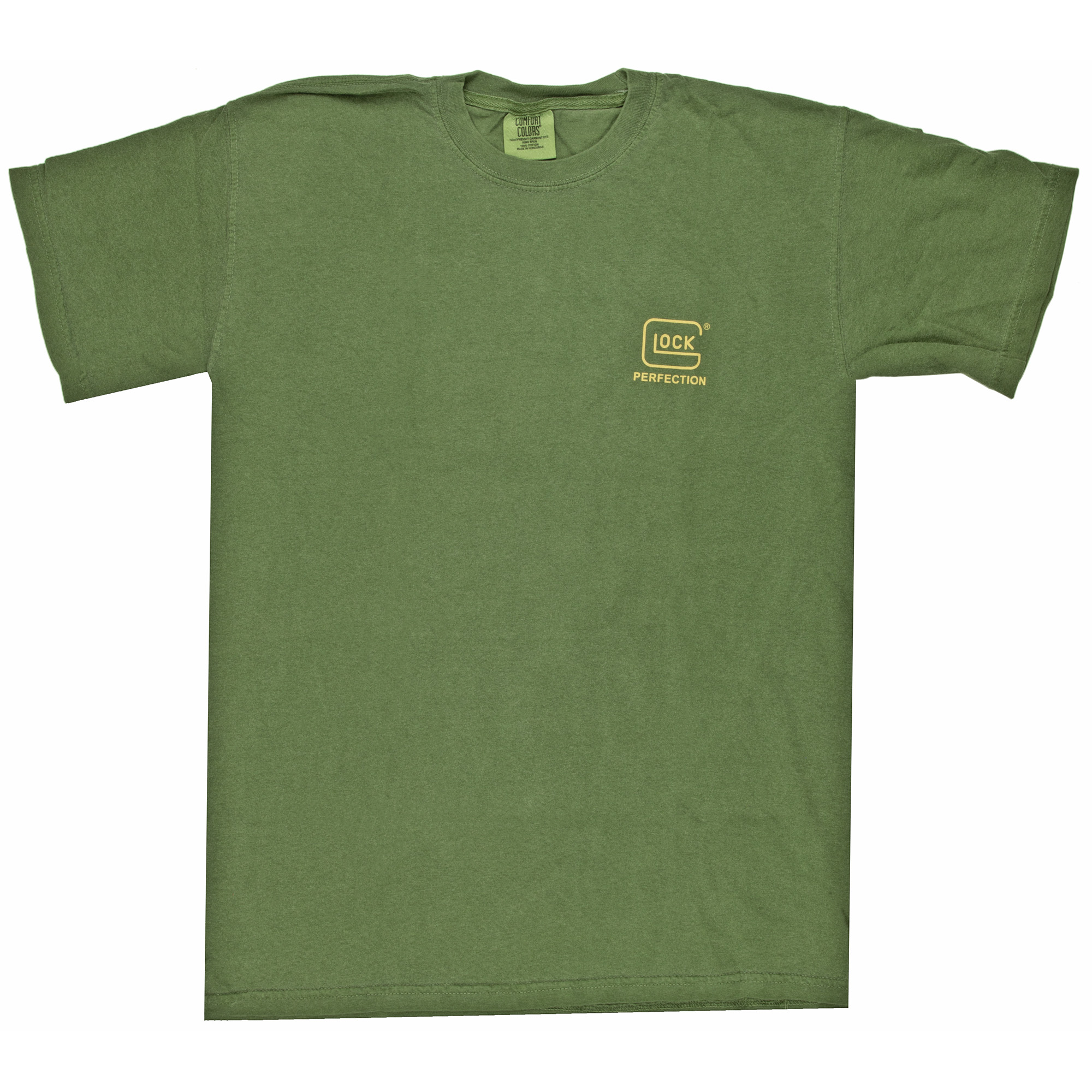 Glock OEM Perfection Short Sleeve Cotton T-Shirt XL – Olive Drab Green