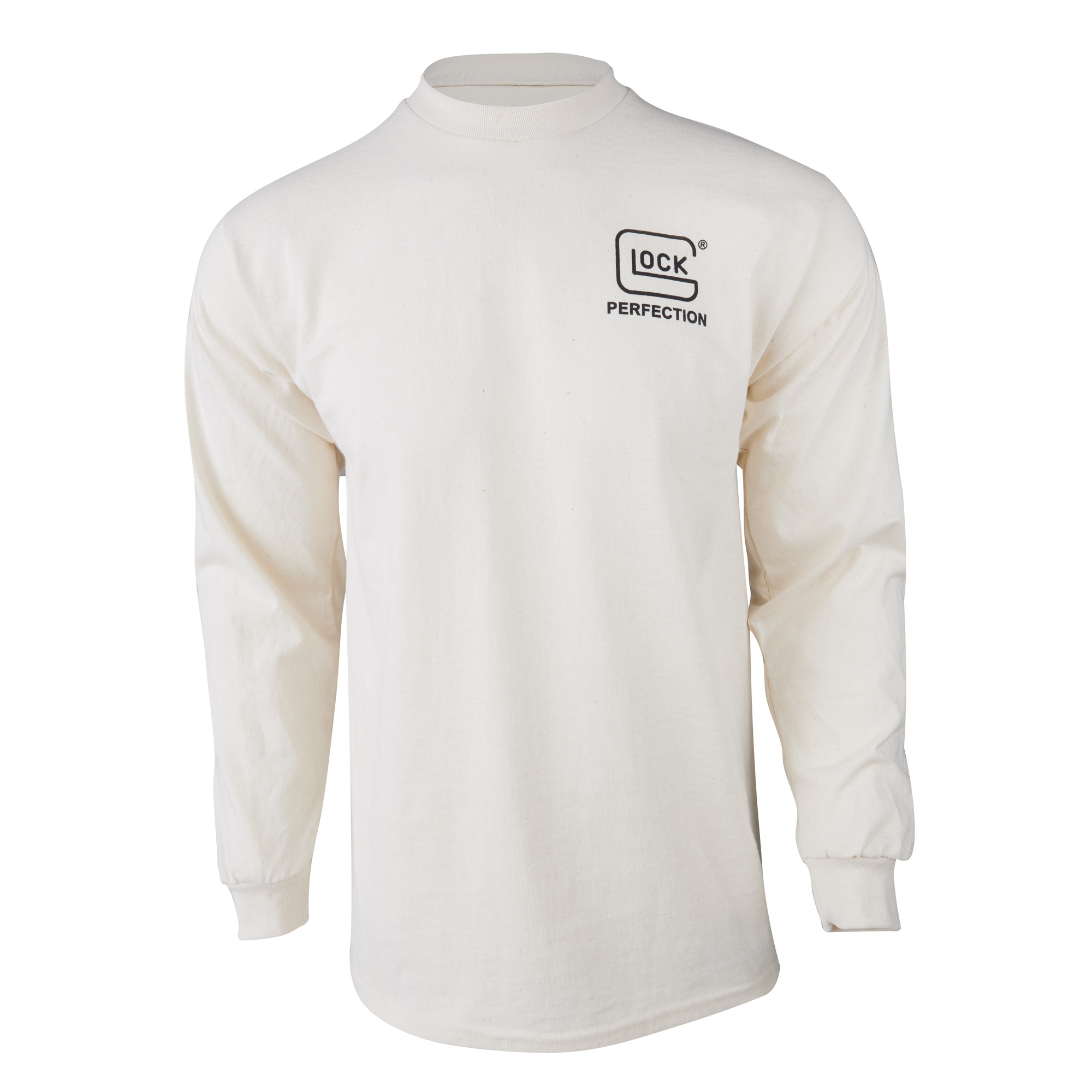 Glock OEM Born in Austria Long Sleeve Cotton T-Shirt Medium – Tan