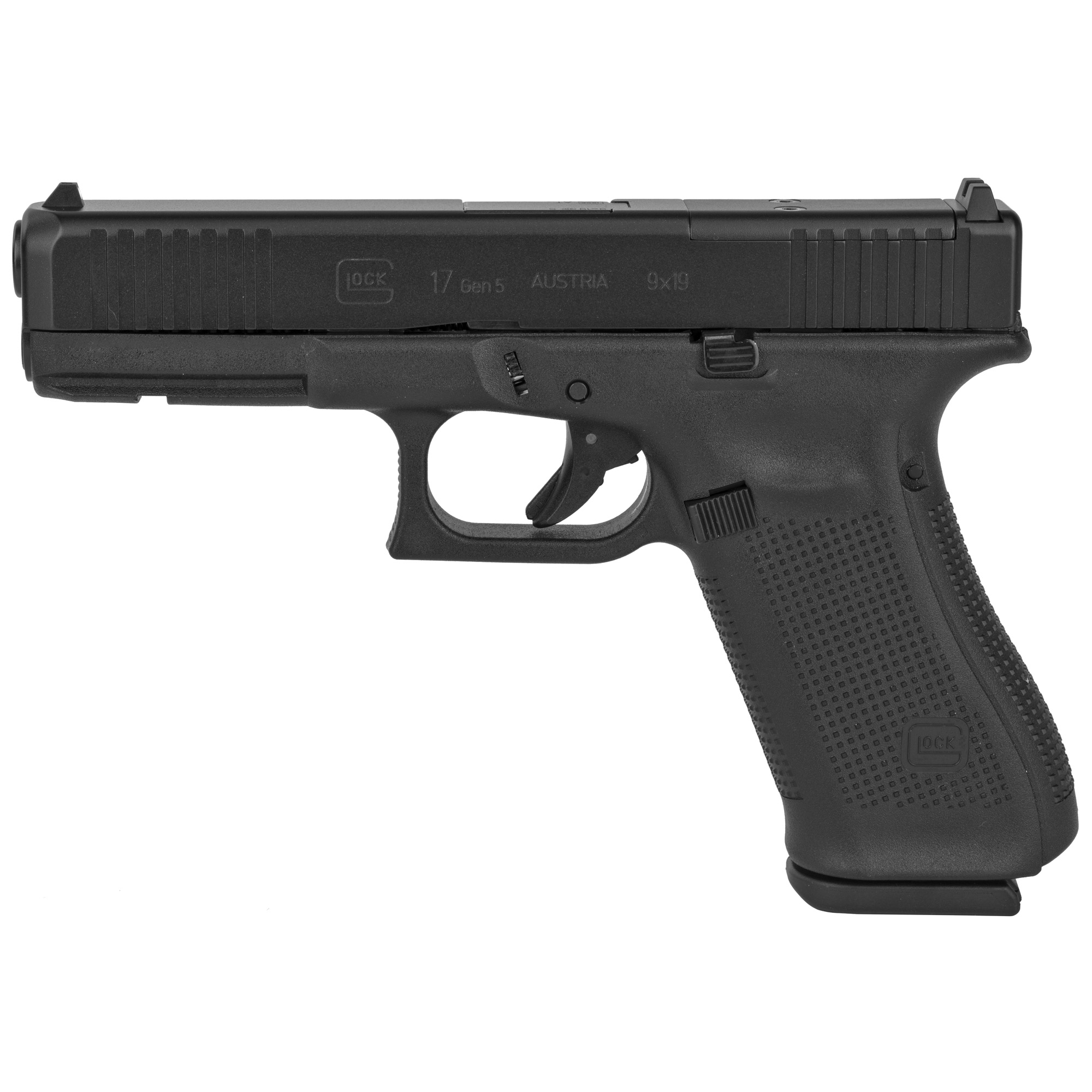 Glock 17 M.O.S. Gen5 Striker Fired 4.49″ 9mm 17rd Fixed Sights – Black