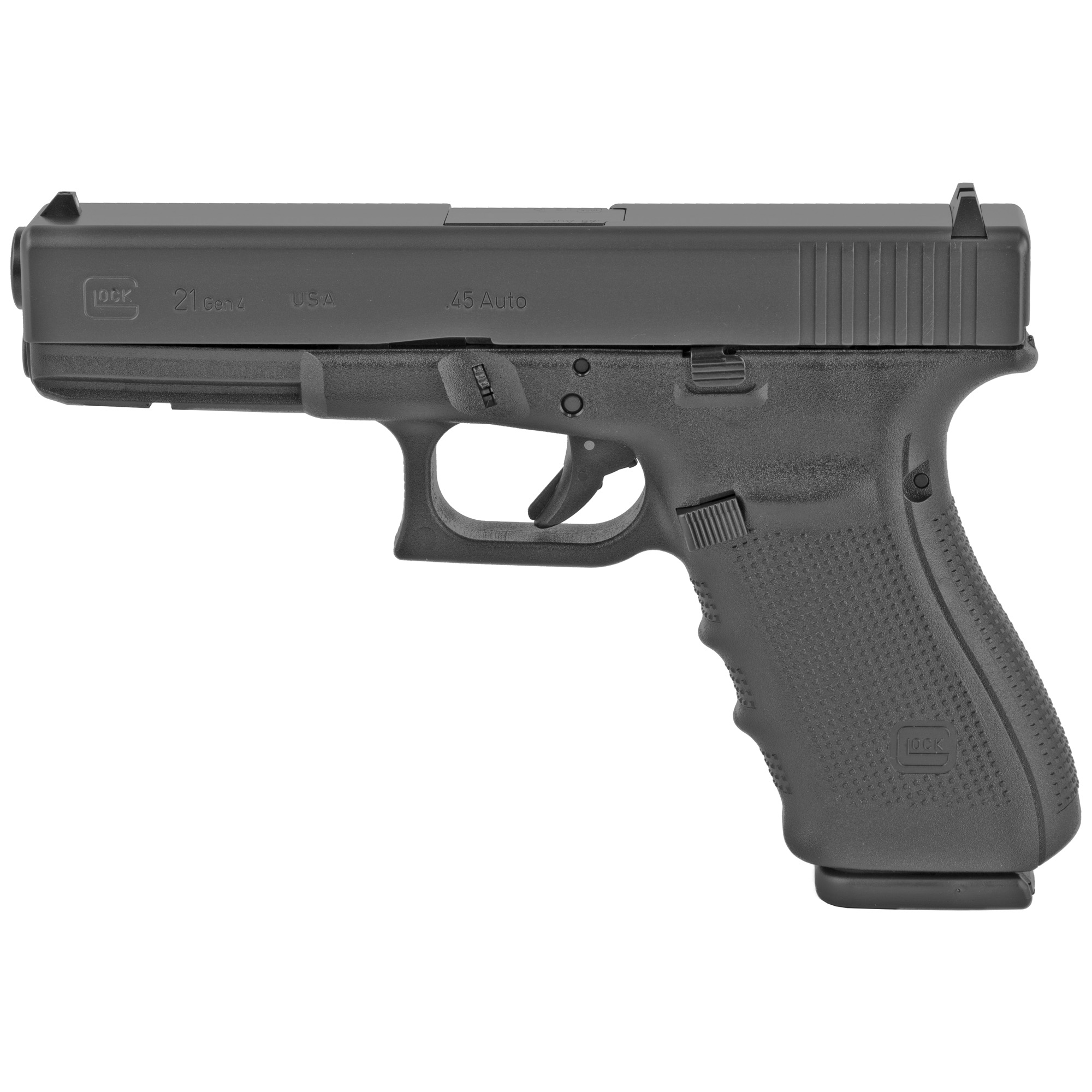 Glock 21 Gen4 Striker Fired 4.61″ 45 ACP 13rd Fixed Sights – Black