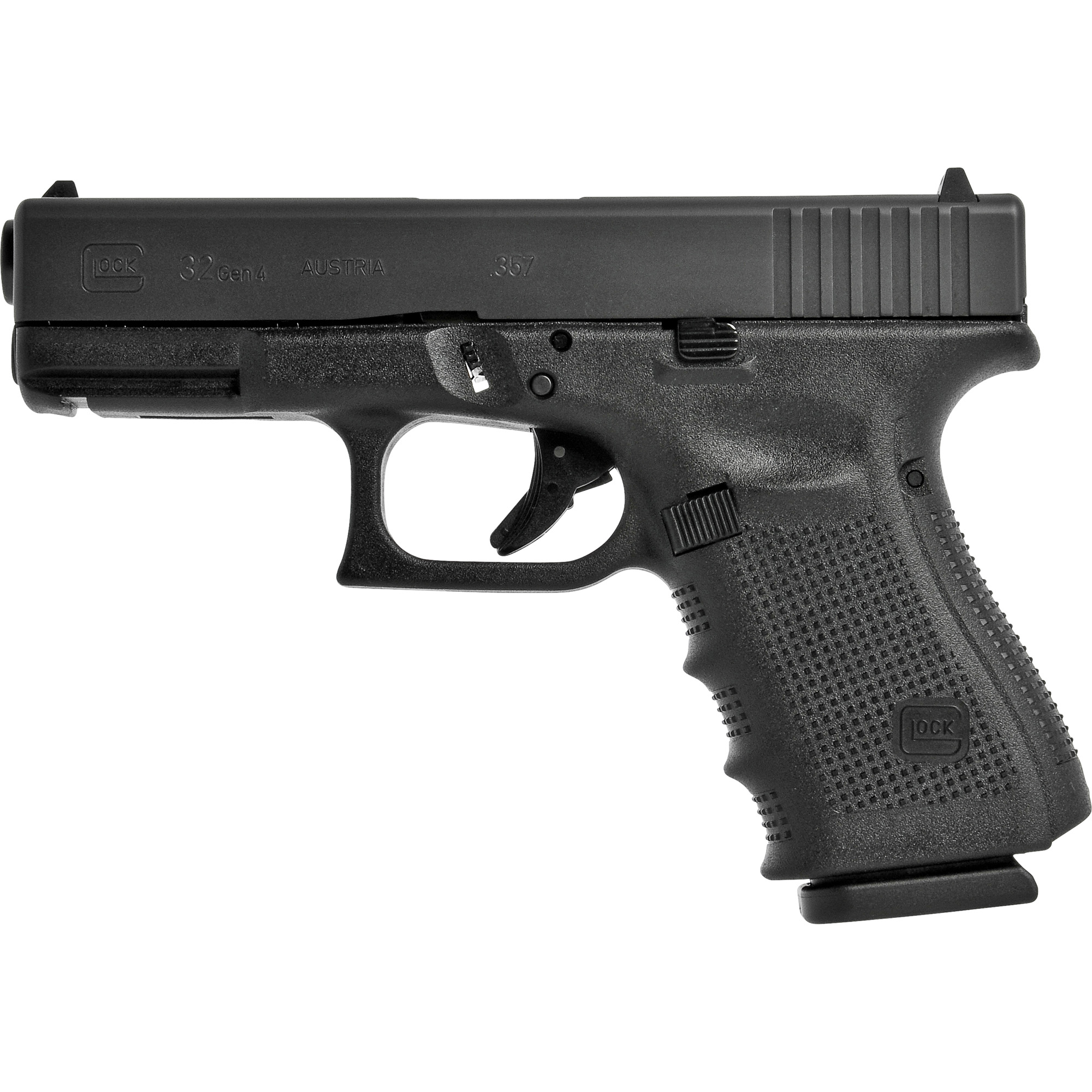 Glock 32 Gen4 Striker Fired 4.02″ 357 Sig 13rd Fixed Sights – Black