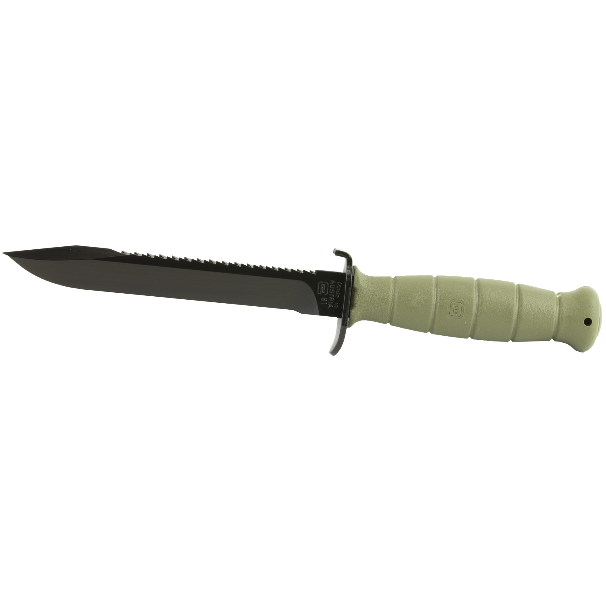 Glock Field Knife 1095 Carbon Steel Fixed Blade Knife 6.5″ – Battlefield Green