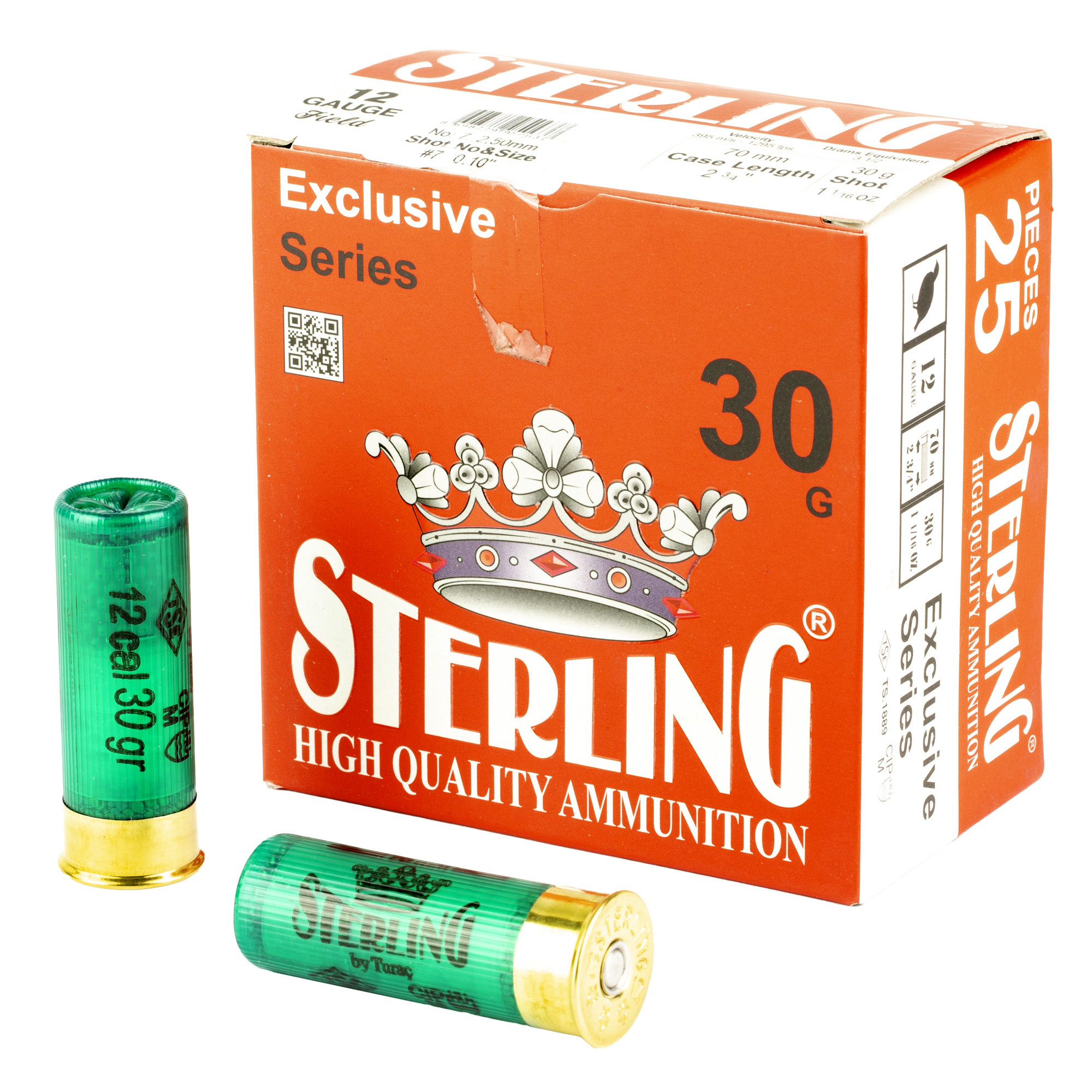 Sterling Exclusive Series 12 Gauge 2.75″ #7 Shot – 25rd