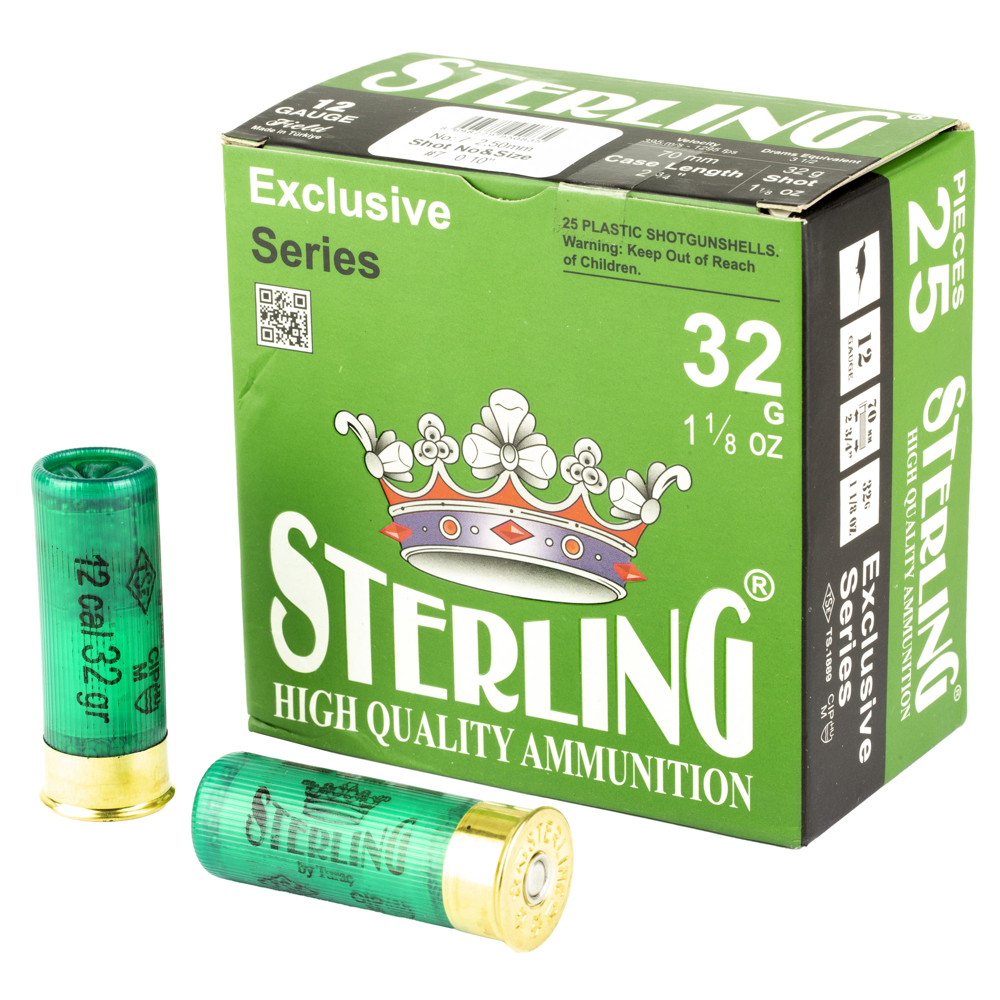 Sterling Exclusive Series 12 Gauge 2.75″ #7 Shot – 25rd