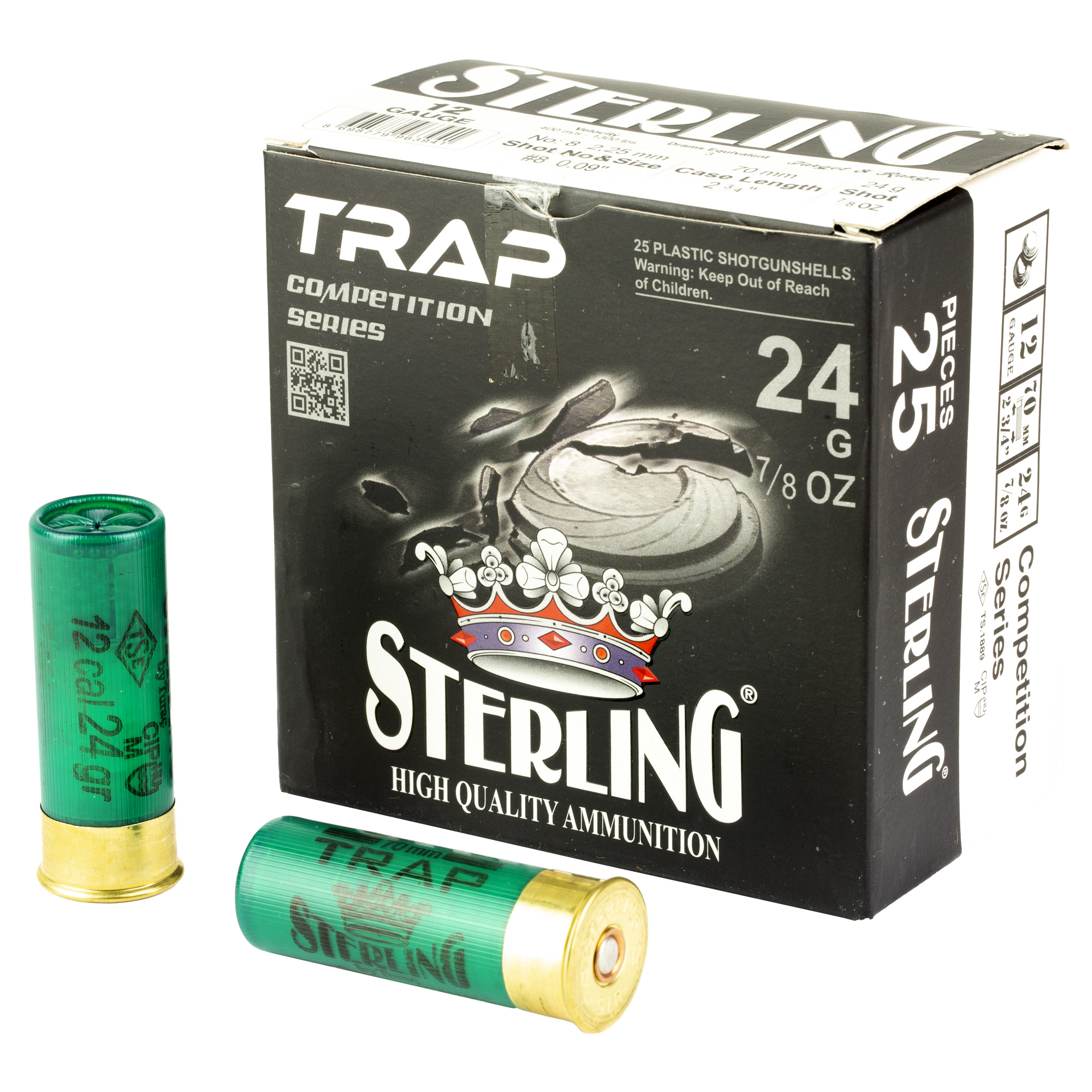 Sterling Competition Series 12 Gauge 2.75″ #8 Shot – 25rd