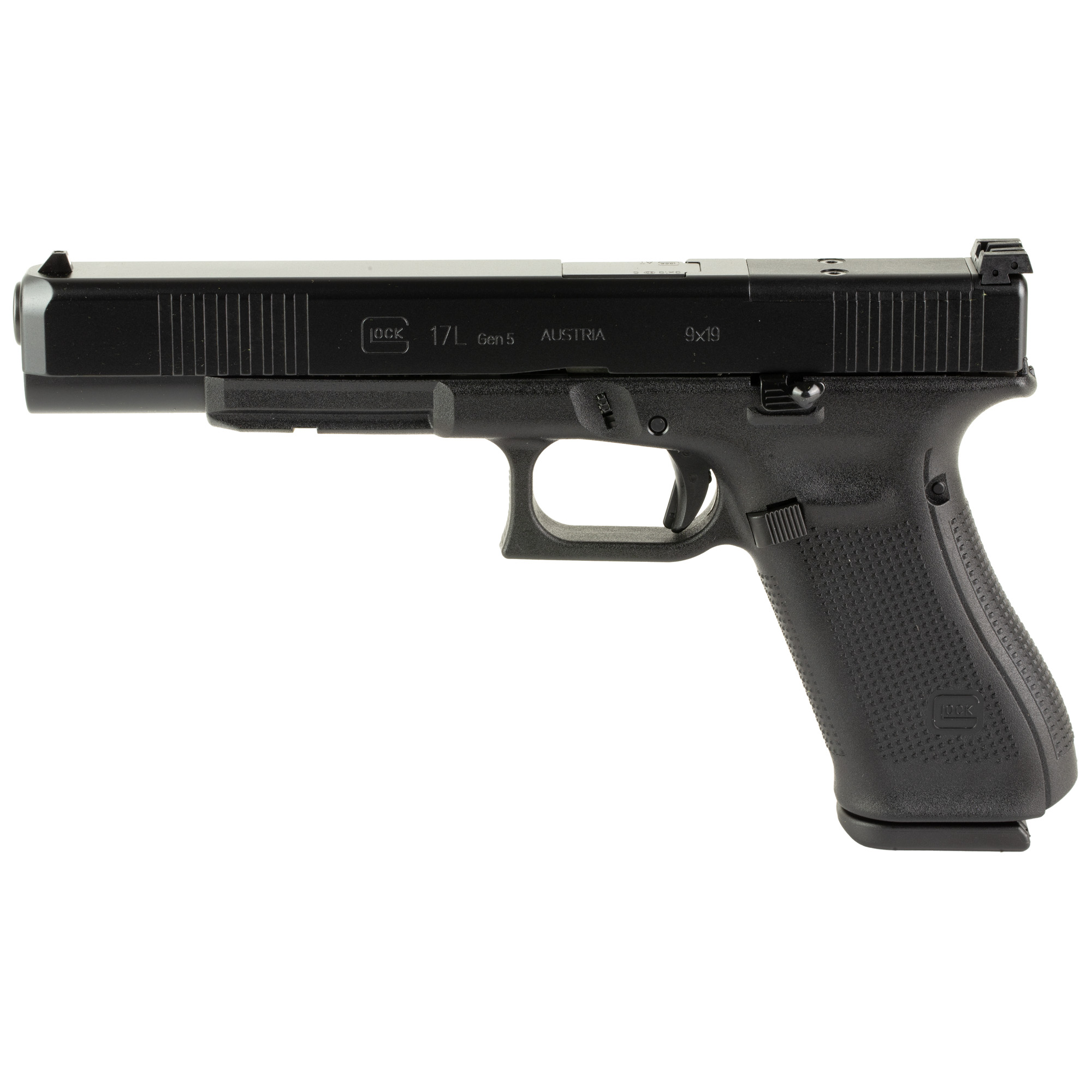 Glock 17L Gen5 Striker Fired 6.02″ 9mm 10rd Fixed Sights – Black