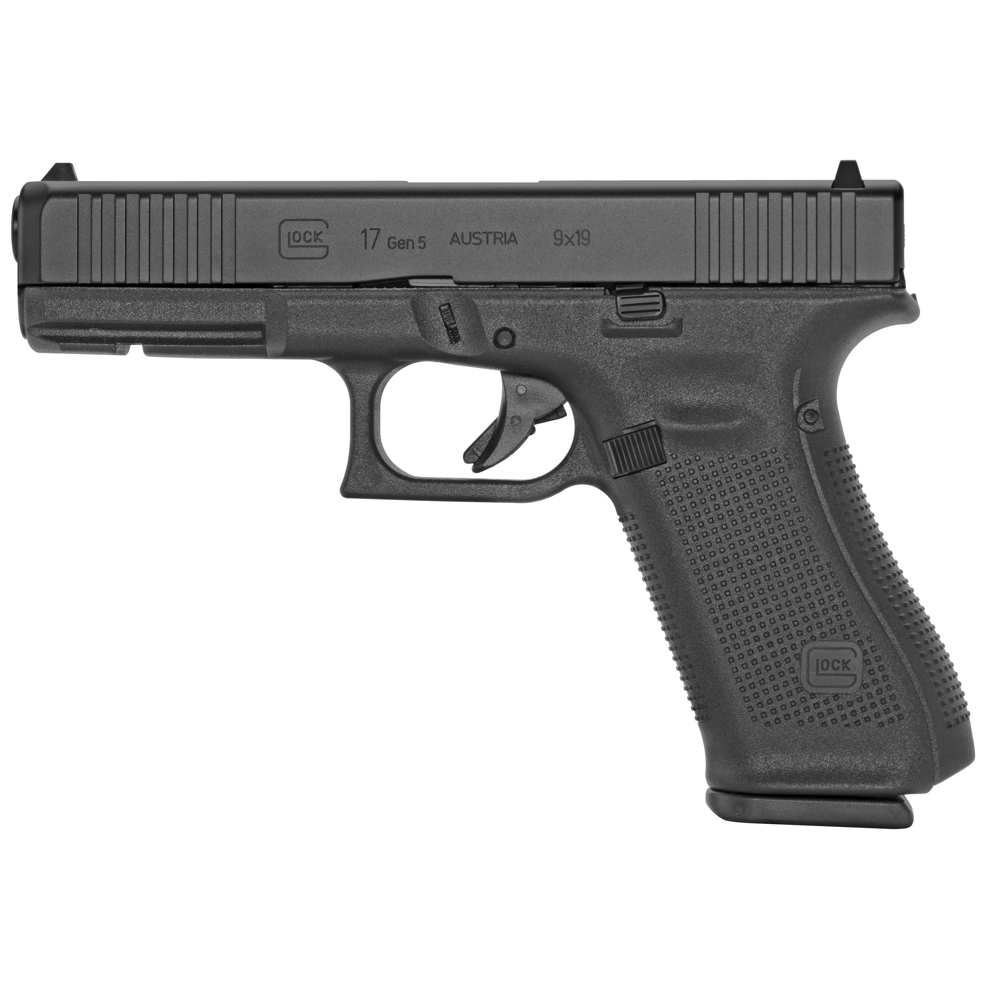 Glock 17 Gen5 Striker Fired 4.49″ 9mm 10rd Fixed Sights – Black