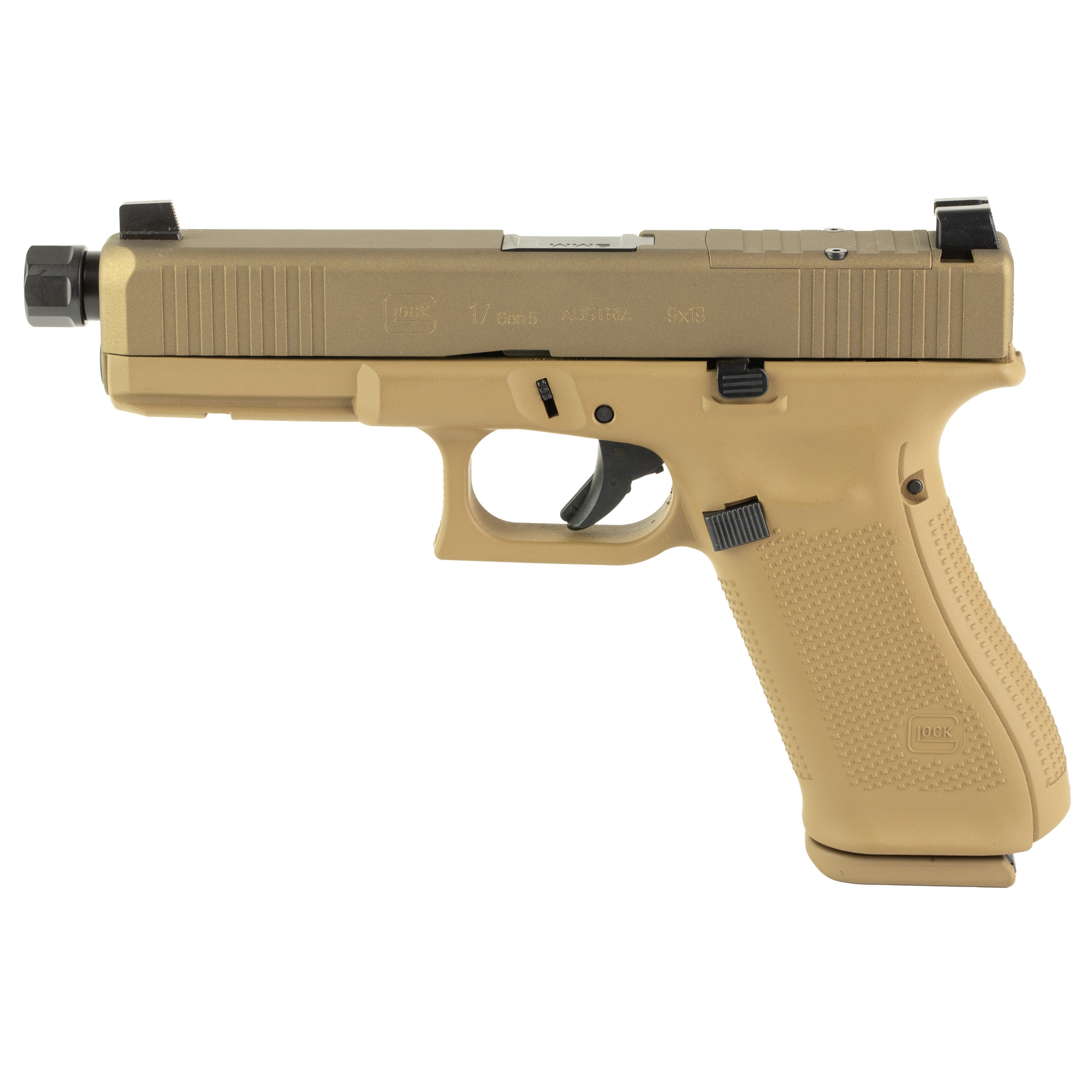 Glock 17X Gen5 Striker Fired 4.99″ 9mm 17rd Fixed Sights – Flat Dark Earth