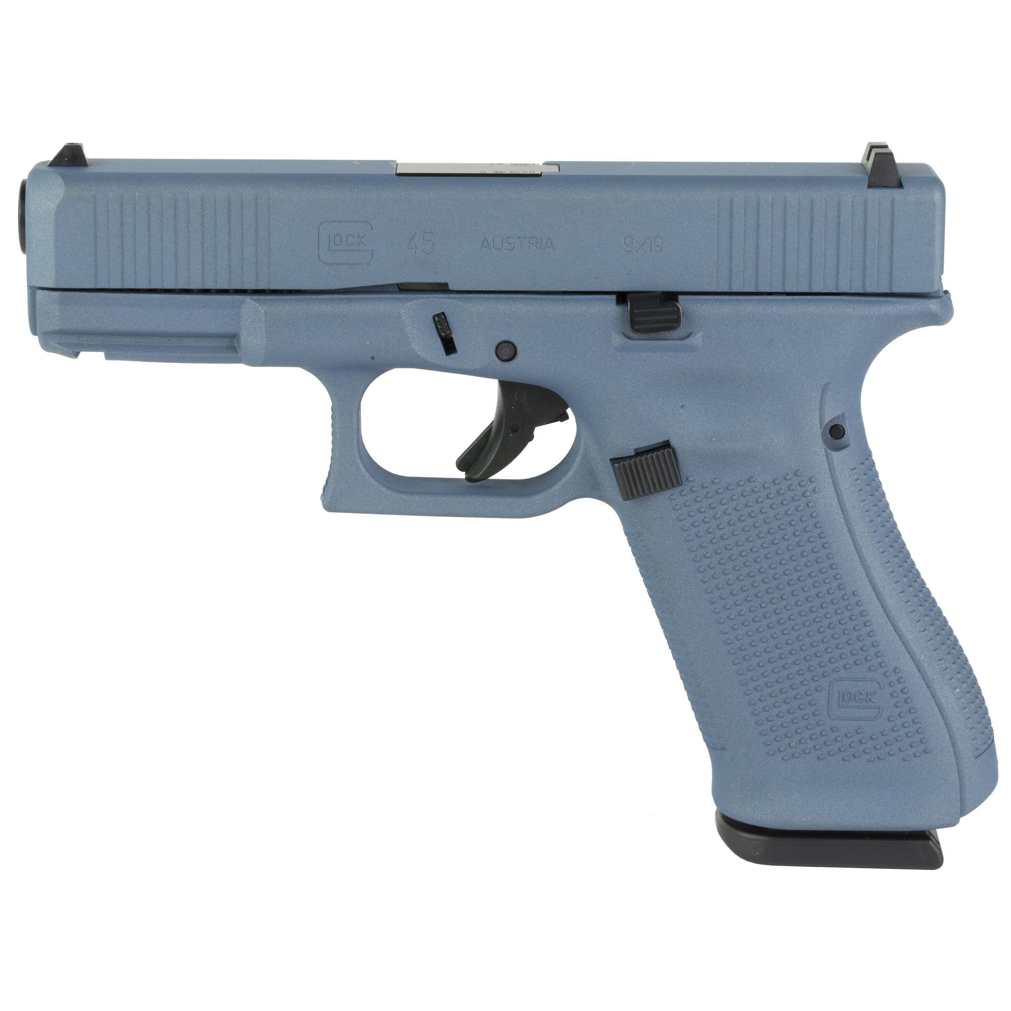 Glock 45 Striker Fired 4.02″ 9mm 17rd Fixed Sights – Blue Titanium