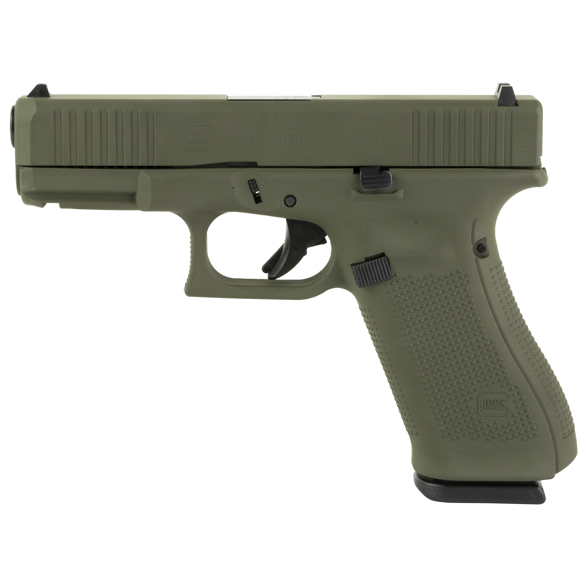 Glock 45 Striker Fired 4.02″ 9mm 17rd Fixed Sights – Olive Drab Green