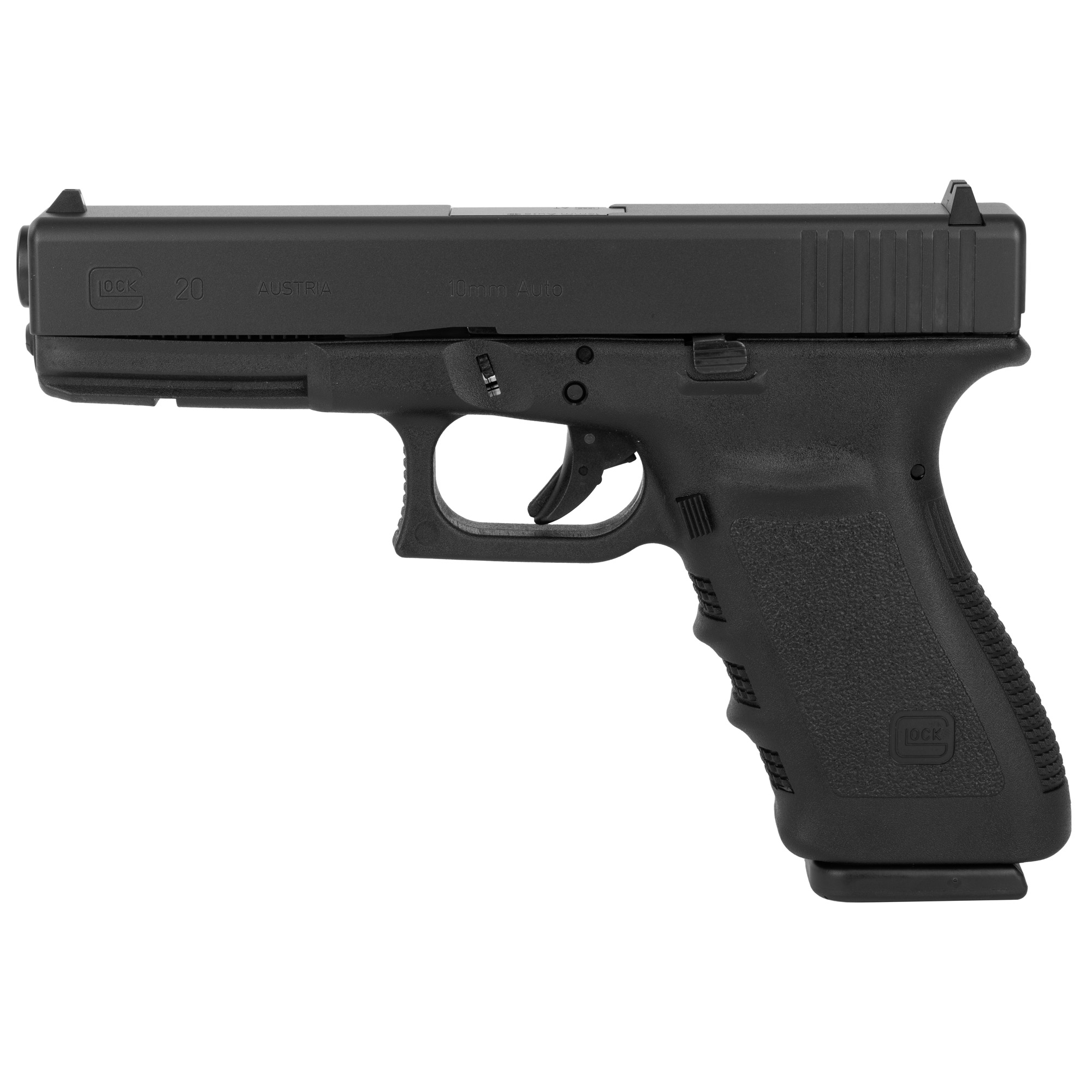 Glock 20SF Gen3 Striker Fired 4.61″ 10mm 10rd Fixed Sights – Black