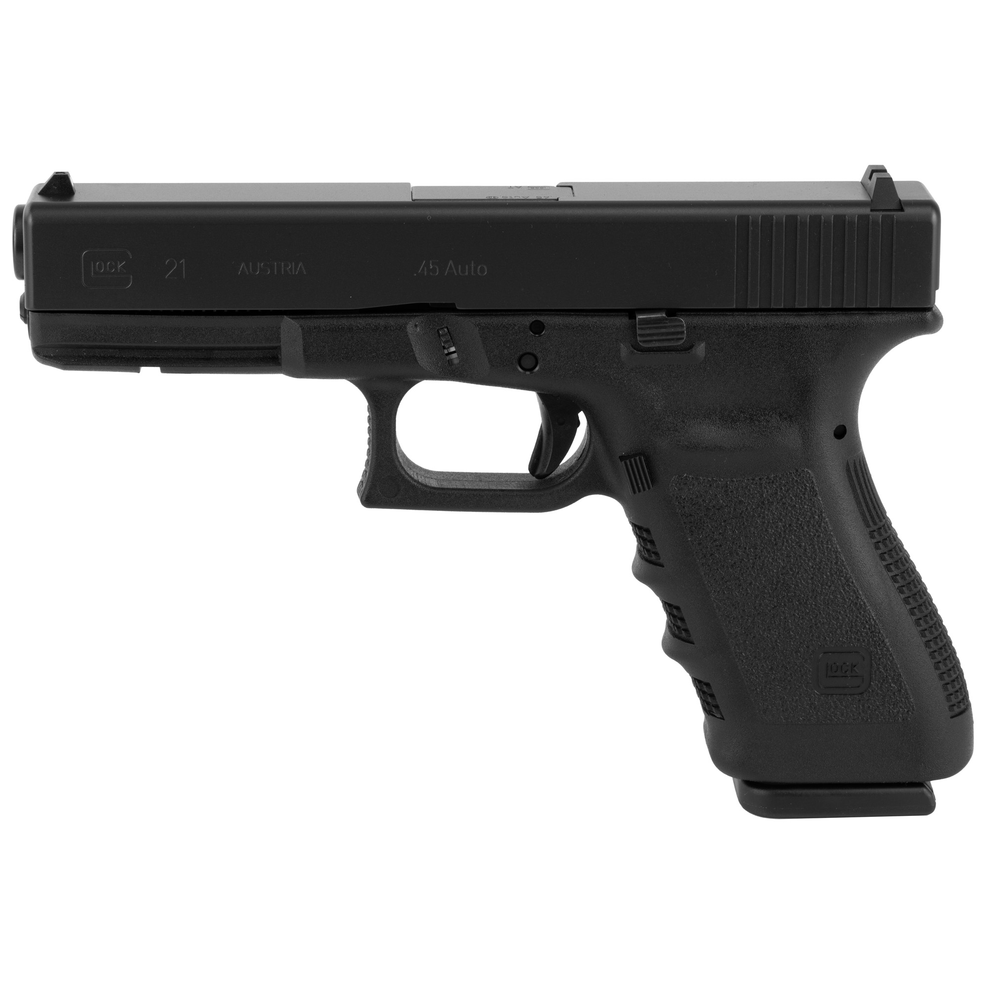 Glock 21SF Gen3 Striker Fired 4.61″ 45 ACP 10rd Fixed Sights – Black