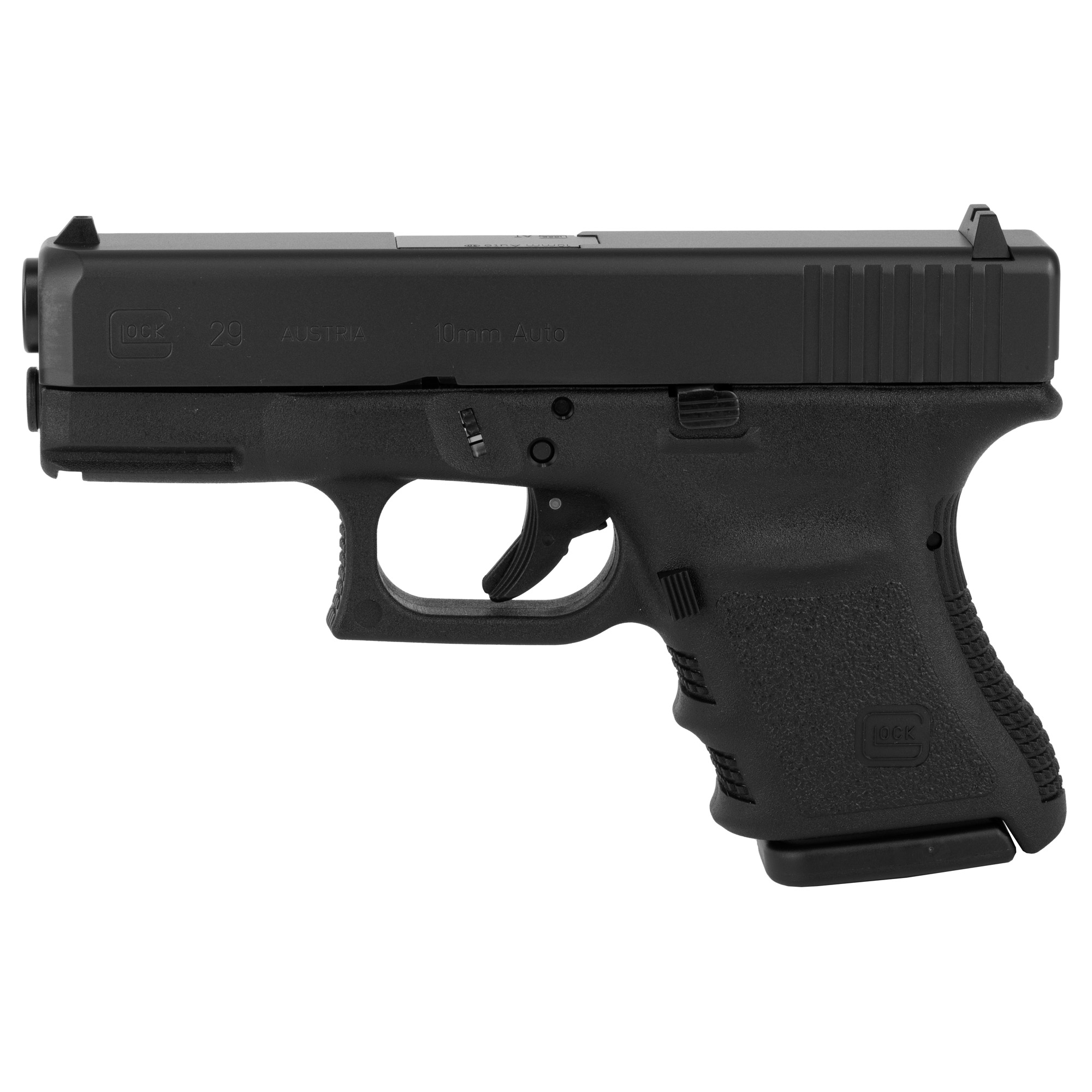 Glock 29SF Gen3 Striker Fired 3.78″ 10mm 10rd Fixed Sights – Black