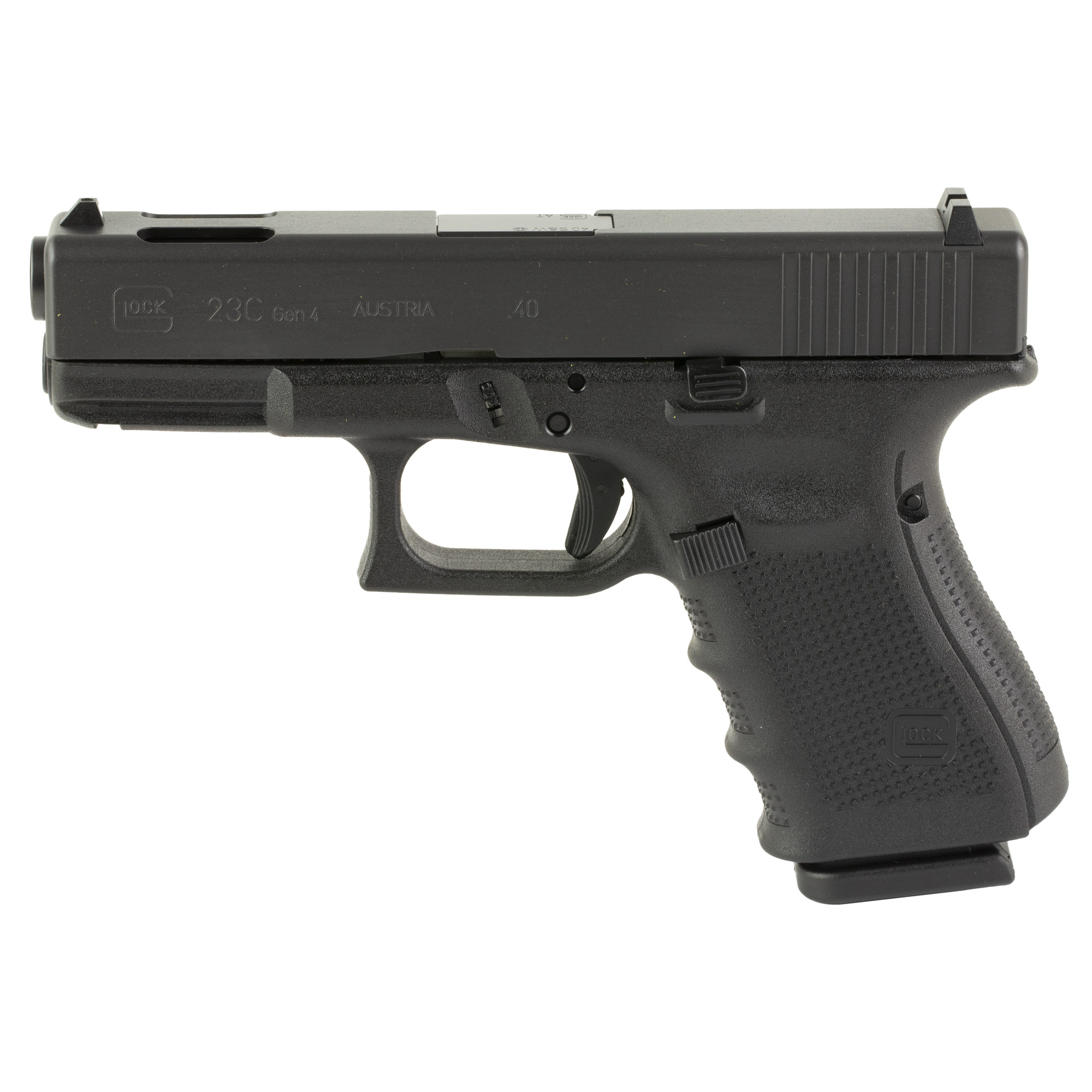 Glock 23C Gen4 Striker Fired 4.02″ 40 S&W 13rd Fixed Sights – Black