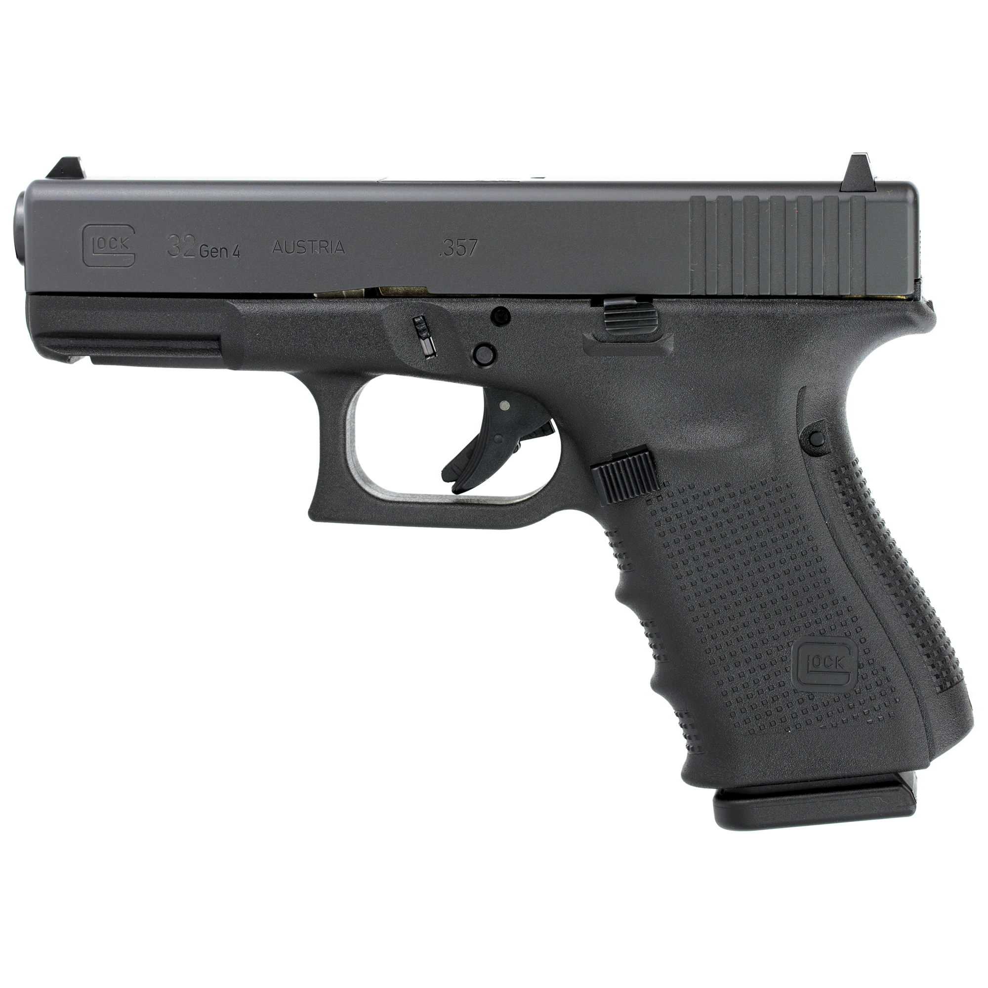 Glock 32 Gen4 Striker Fired 4.02″ 357 Sig 13rd Fixed Sights – Black