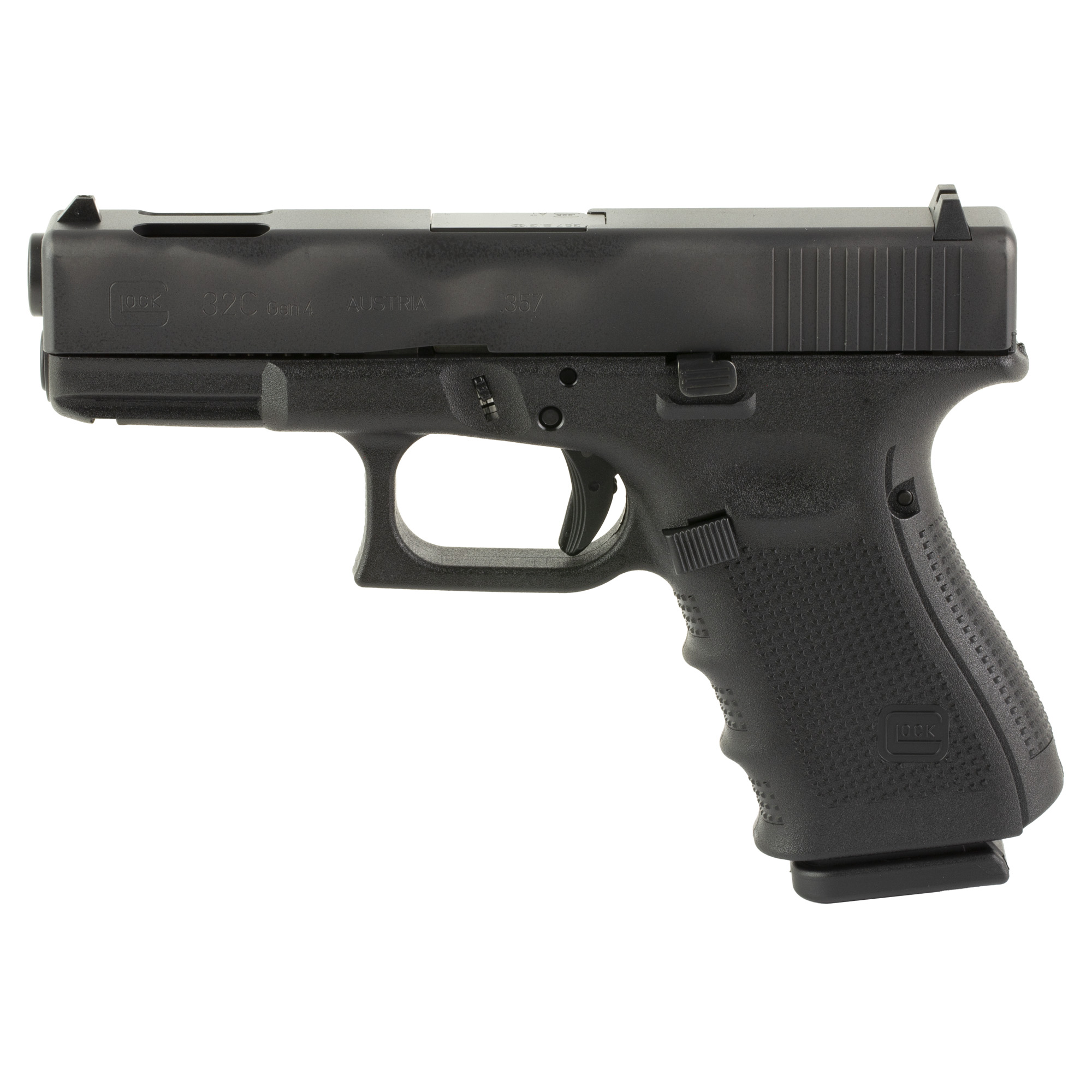 Glock 32C Gen4 Striker Fired 4.02″ 357 Sig 13rd Fixed Sights – Black