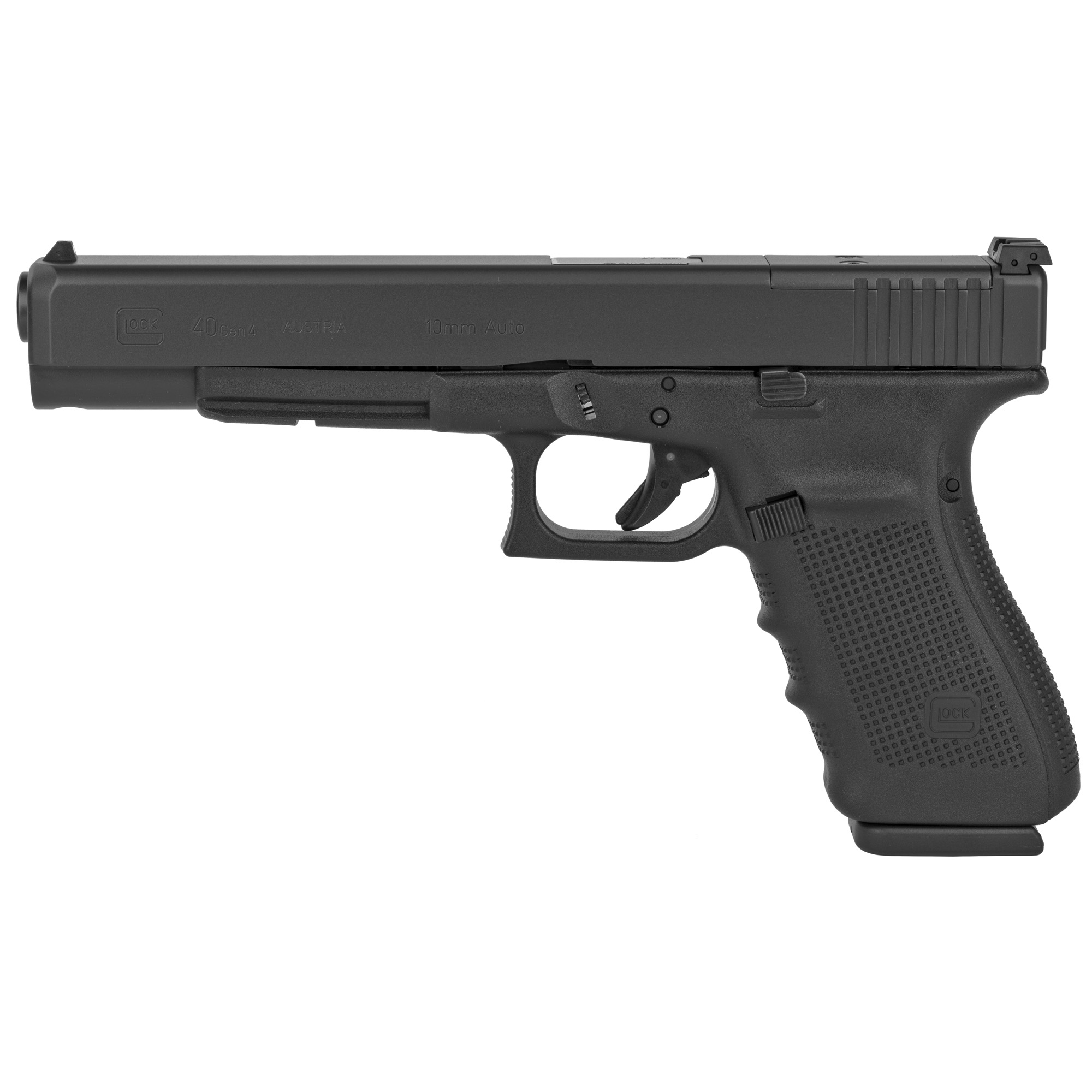 Glock 40 Gen4 M.O.S. Striker Fired 6.02″ 10mm 10rd Adjustable Sights – Black