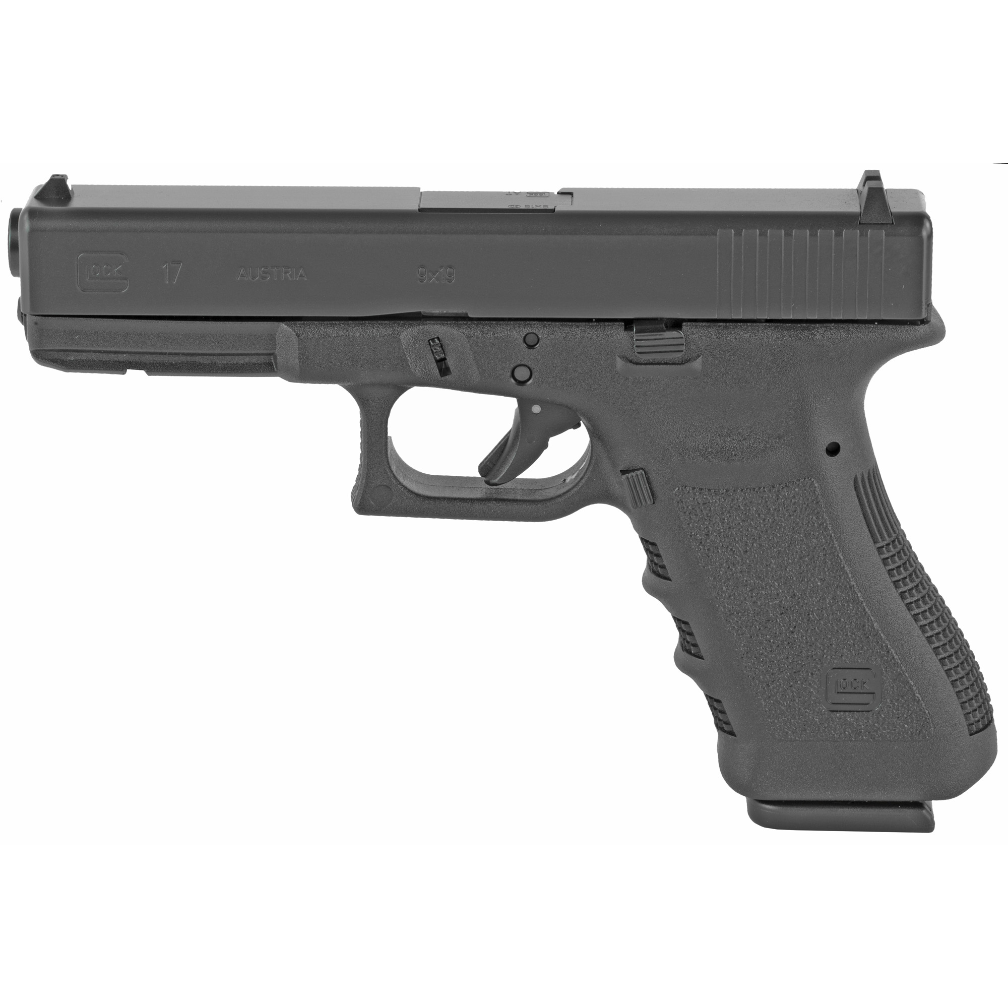 Glock 17 Gen3 Striker Fired 4.49″ 9mm 10rd Fixed Sights – Black