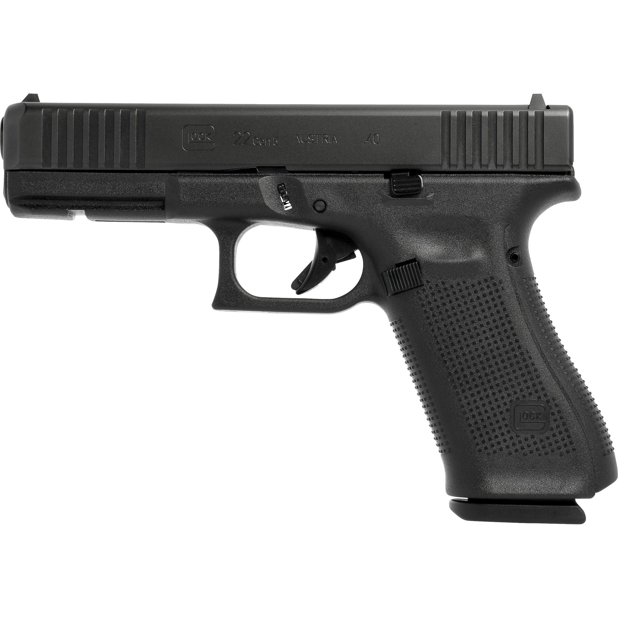 Glock 22 Gen5 Striker Fired 4.02″ 40 S&W 15rd Fixed Sights – Black