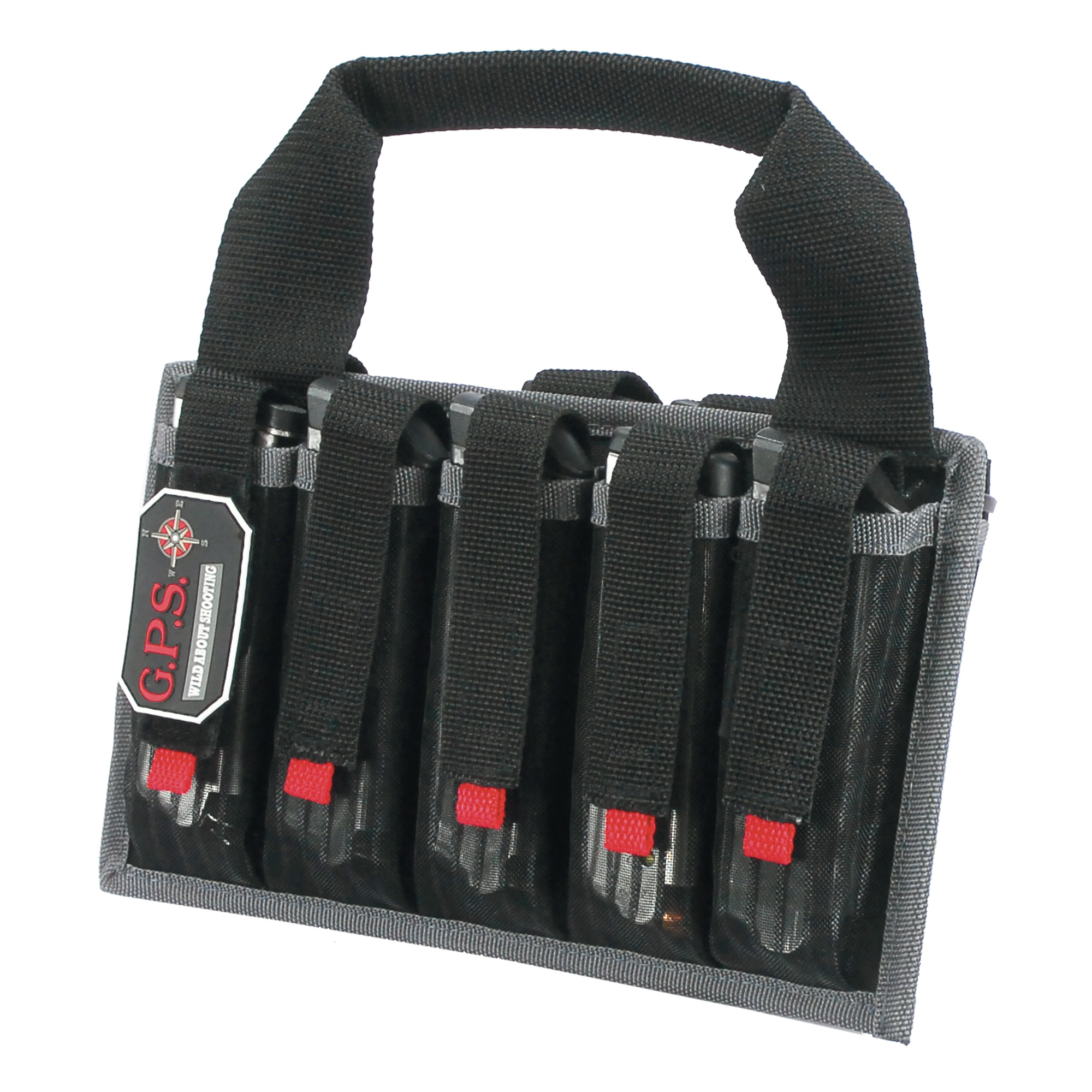 GPS Mesh Magazine Tote 10 SA Pistol Magazines – Black