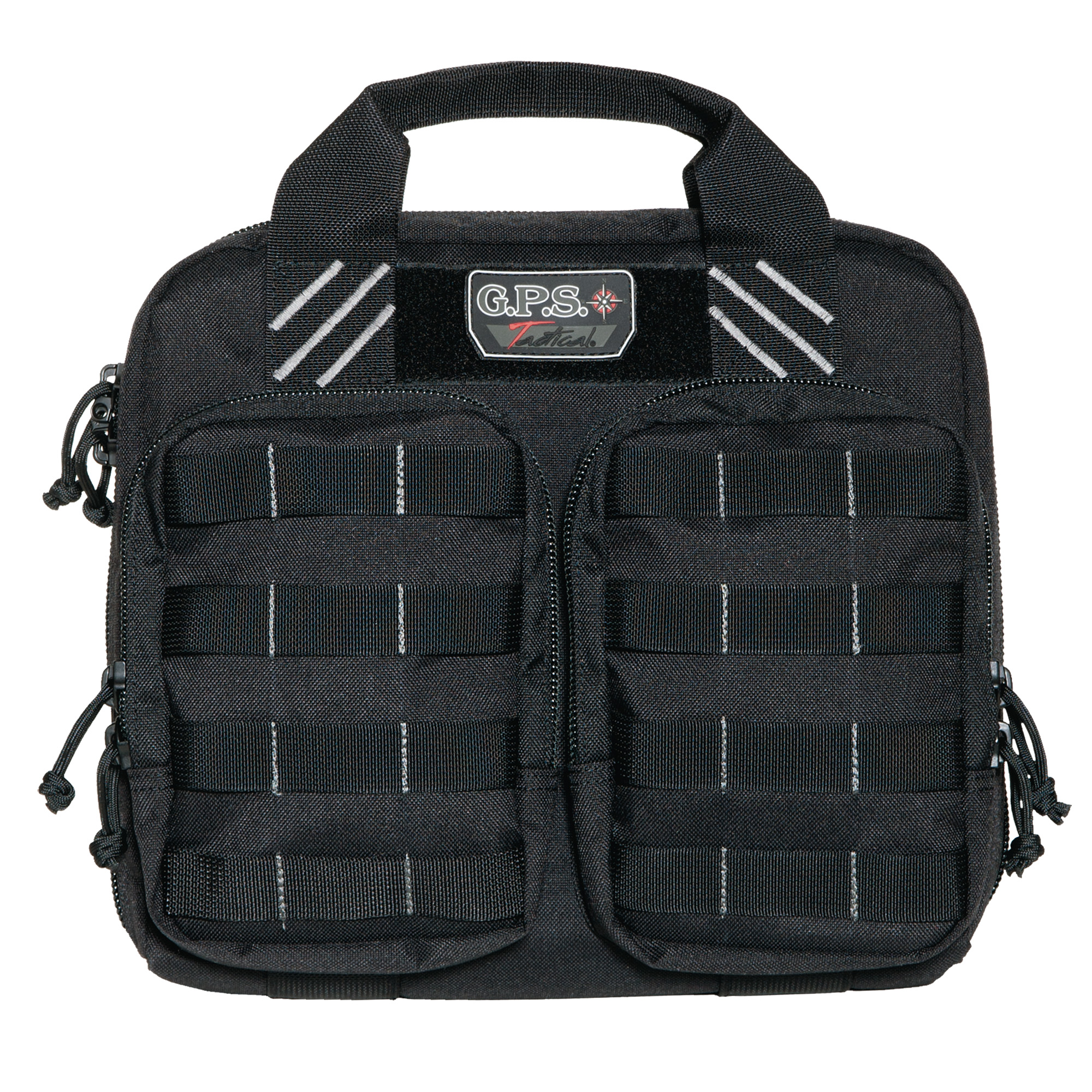 GPS Tactical Nylon Range Bag Up To 2 Pistols – Black