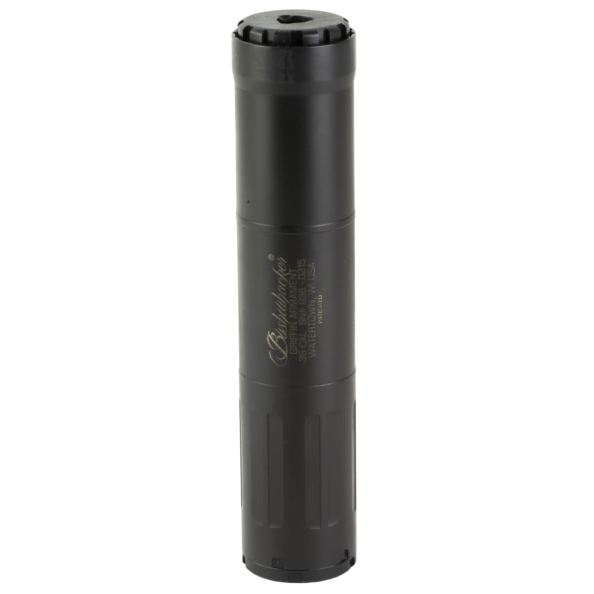 Griffin Armament Bushwacker Suppressor 36 Caliber 17-4PH Stainless Steel – Black